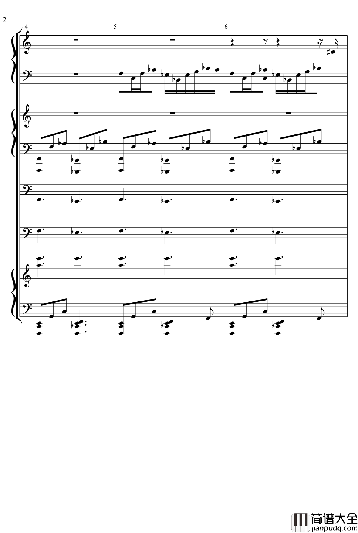 丝绸之路钢琴谱_gyf513