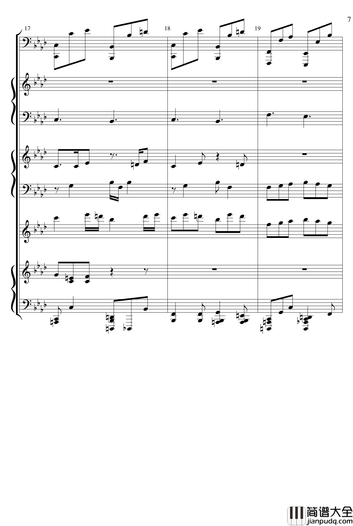 丝绸之路钢琴谱_gyf513