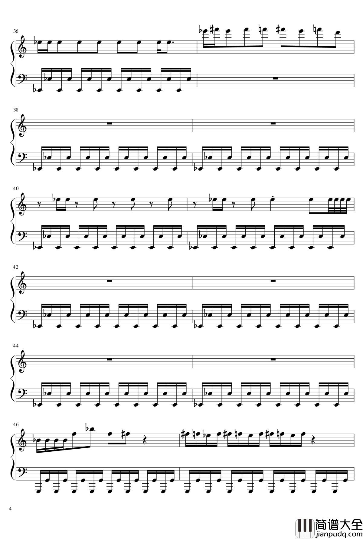 马卡龙_マカロン钢琴谱_初音未来