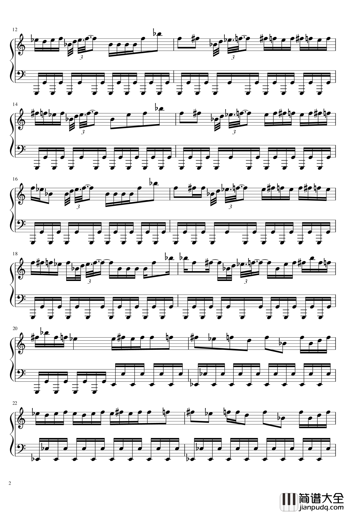 马卡龙_マカロン钢琴谱_初音未来