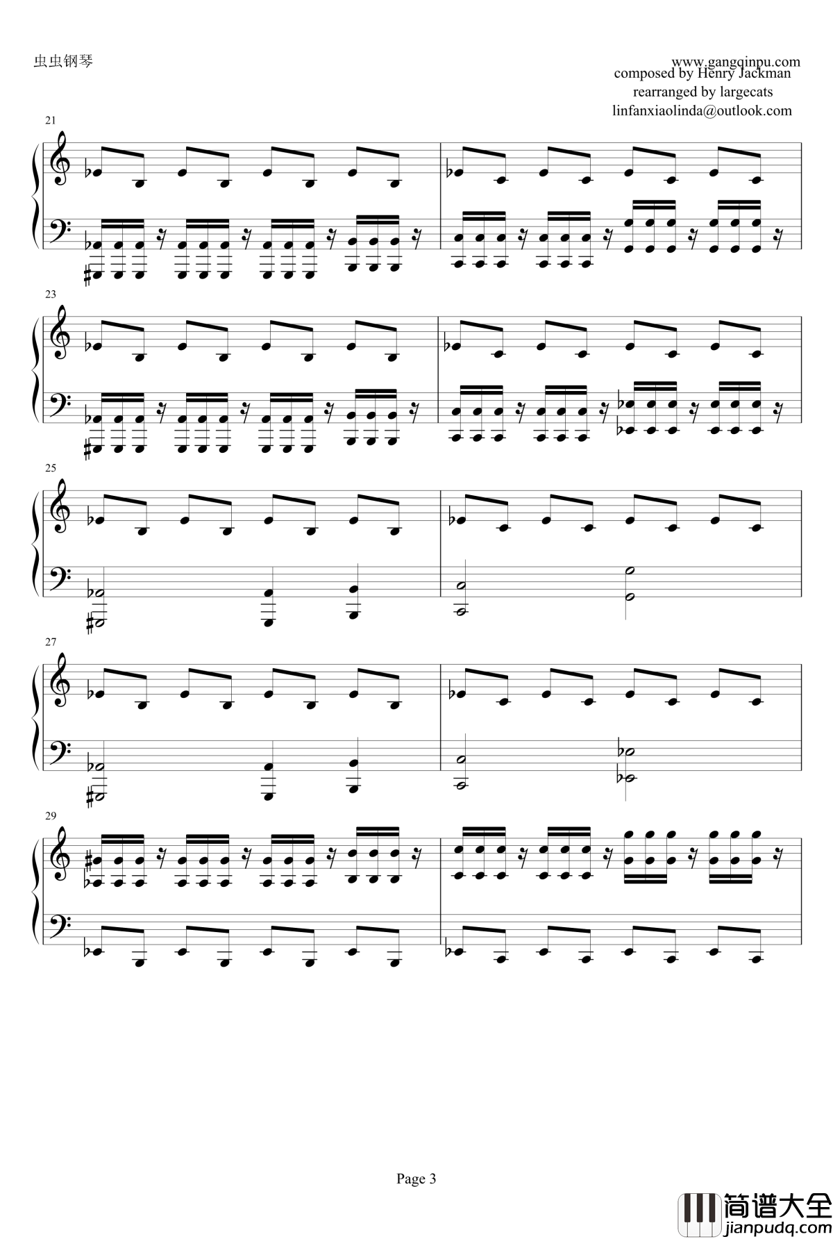 Frankenstein's_Monster钢琴谱_X战警OST