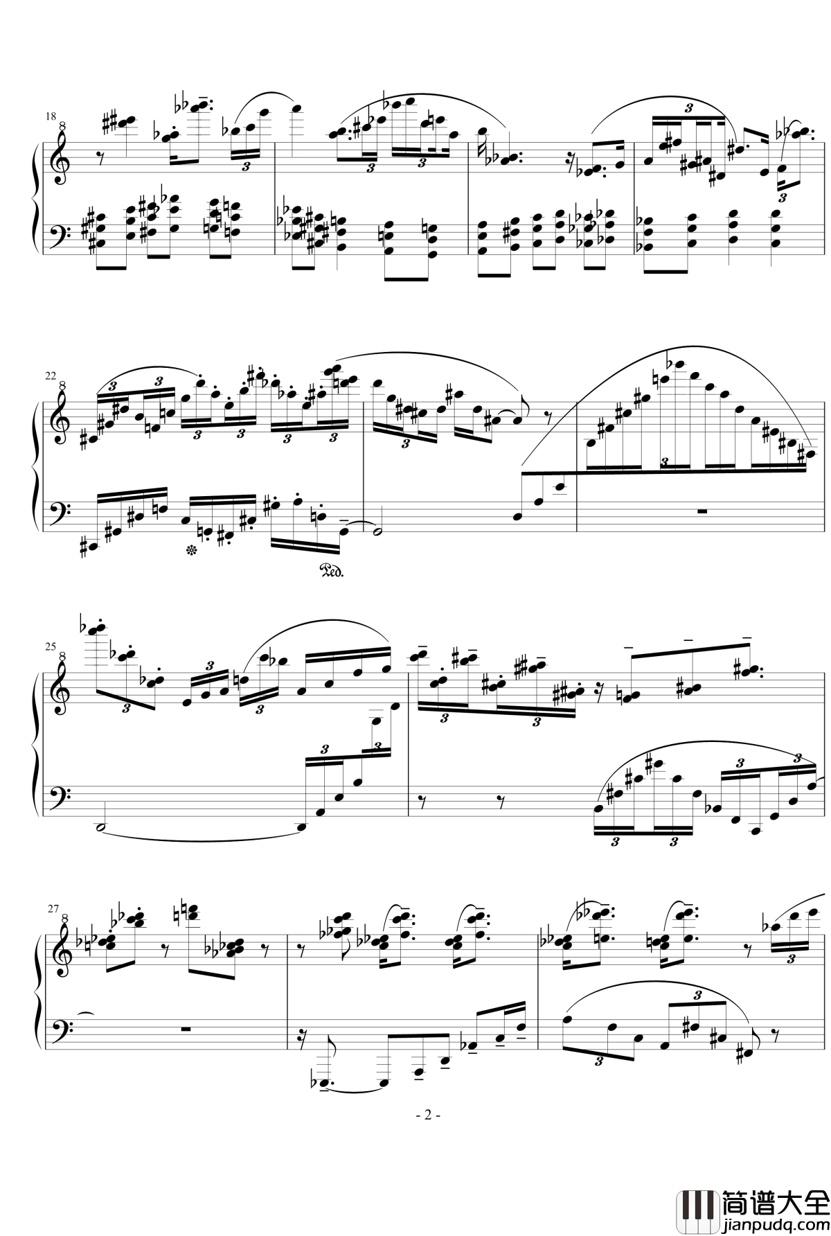 我只听见鸟叫声和雷声钢琴谱_流行追梦人