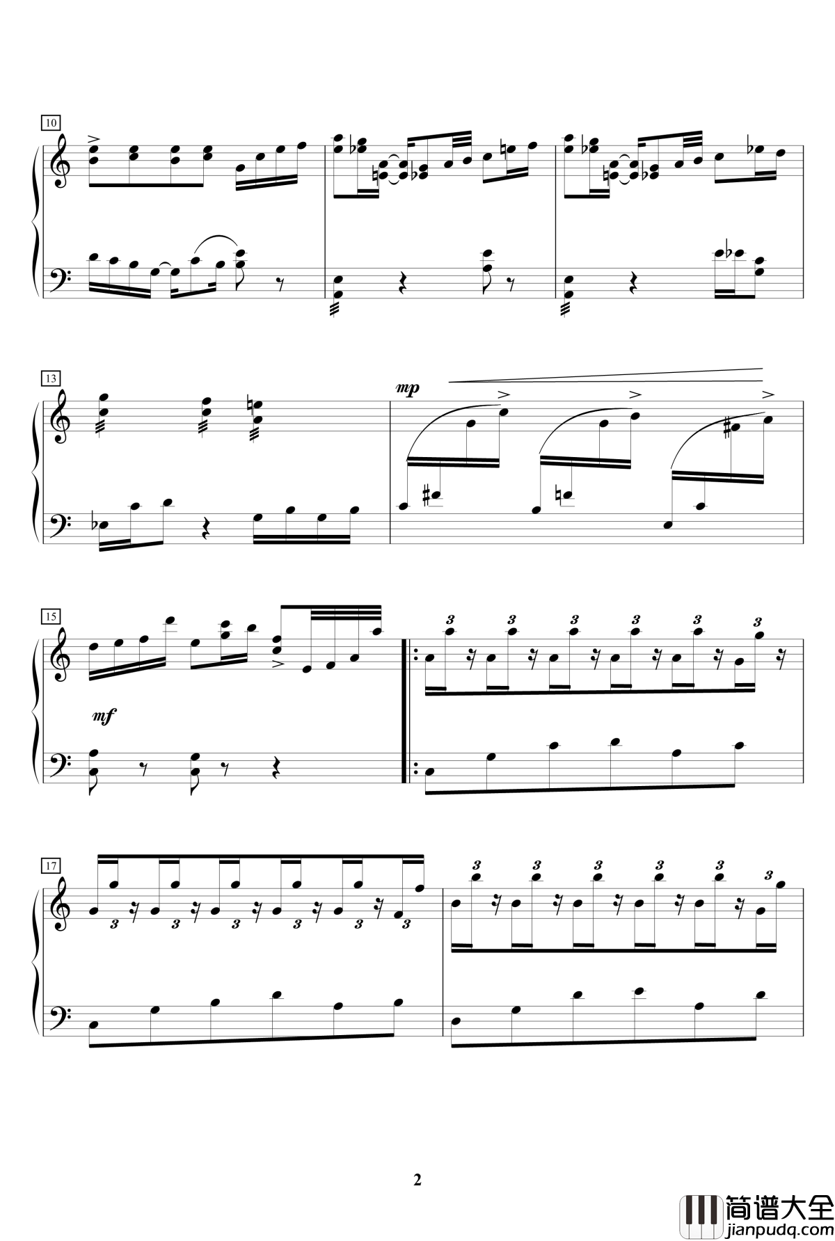 妙手空空钢琴谱_MrSHUM