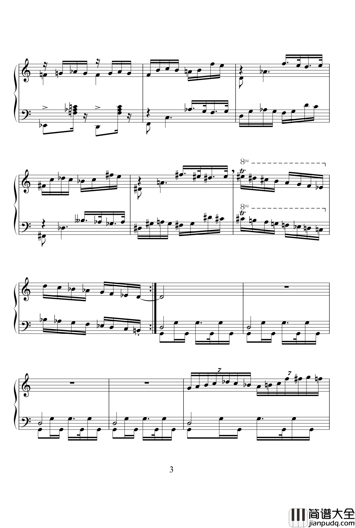 小丑旋律钢琴谱_二_MrSHUM