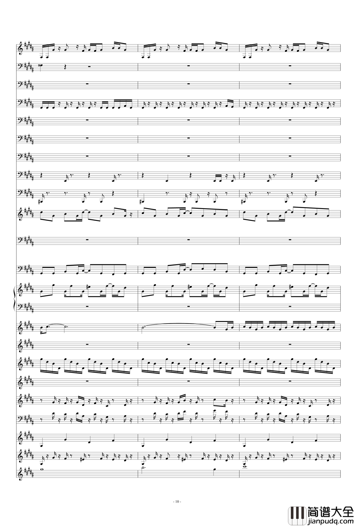 explosion钢琴谱_天钦