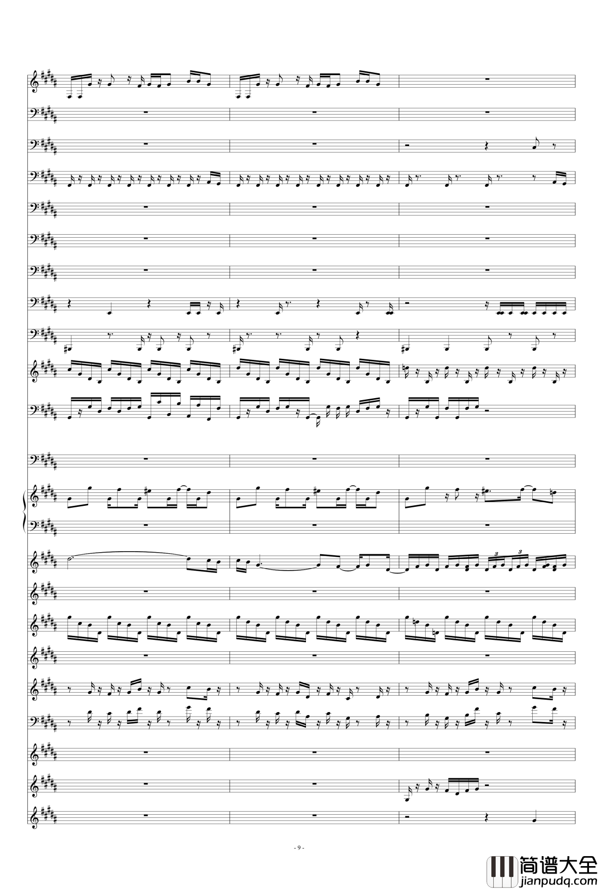 explosion钢琴谱_天钦