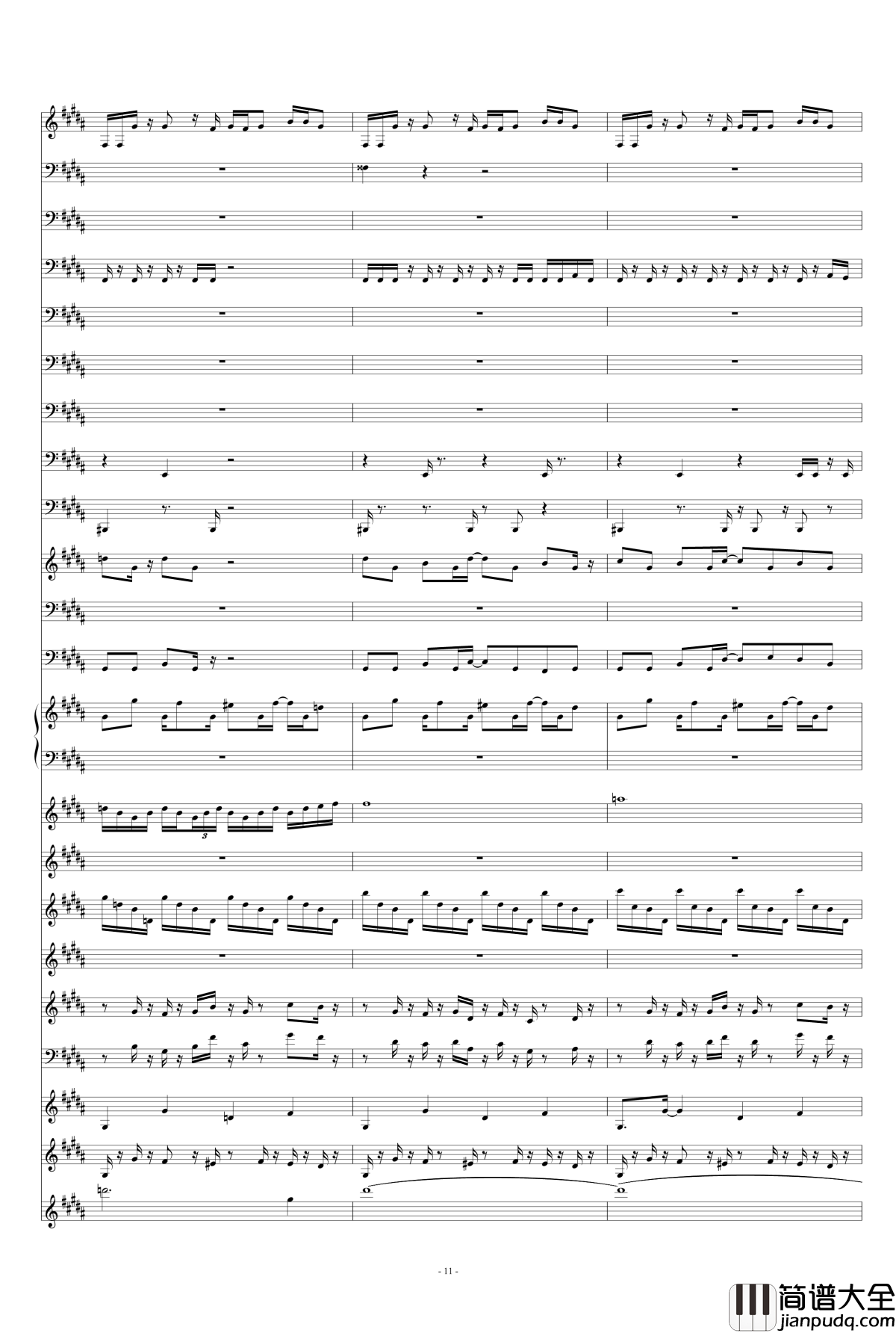 explosion钢琴谱_天钦