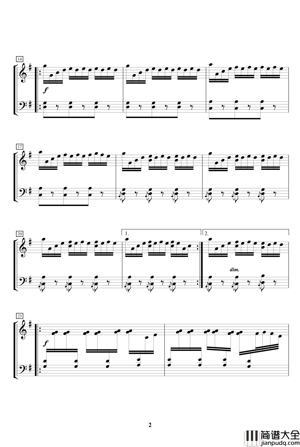 巴西雨林钢琴谱_MrSHUM