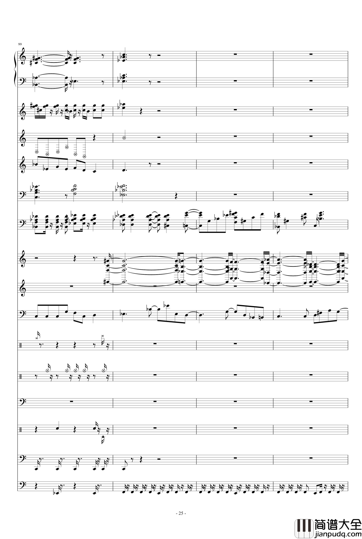 一米六的日常钢琴谱_天钦