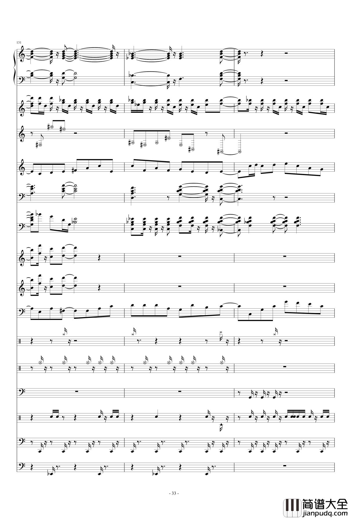 一米六的日常钢琴谱_天钦