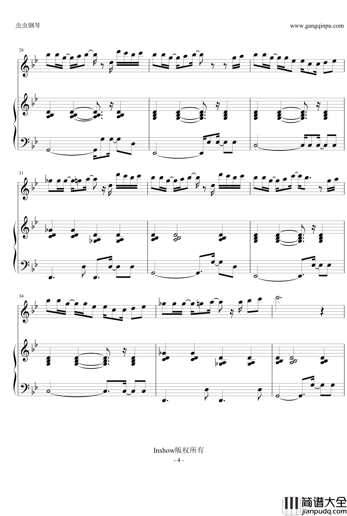 A.I.N.Y钢琴谱__G.E.M.邓紫棋___Live_Piano_Version