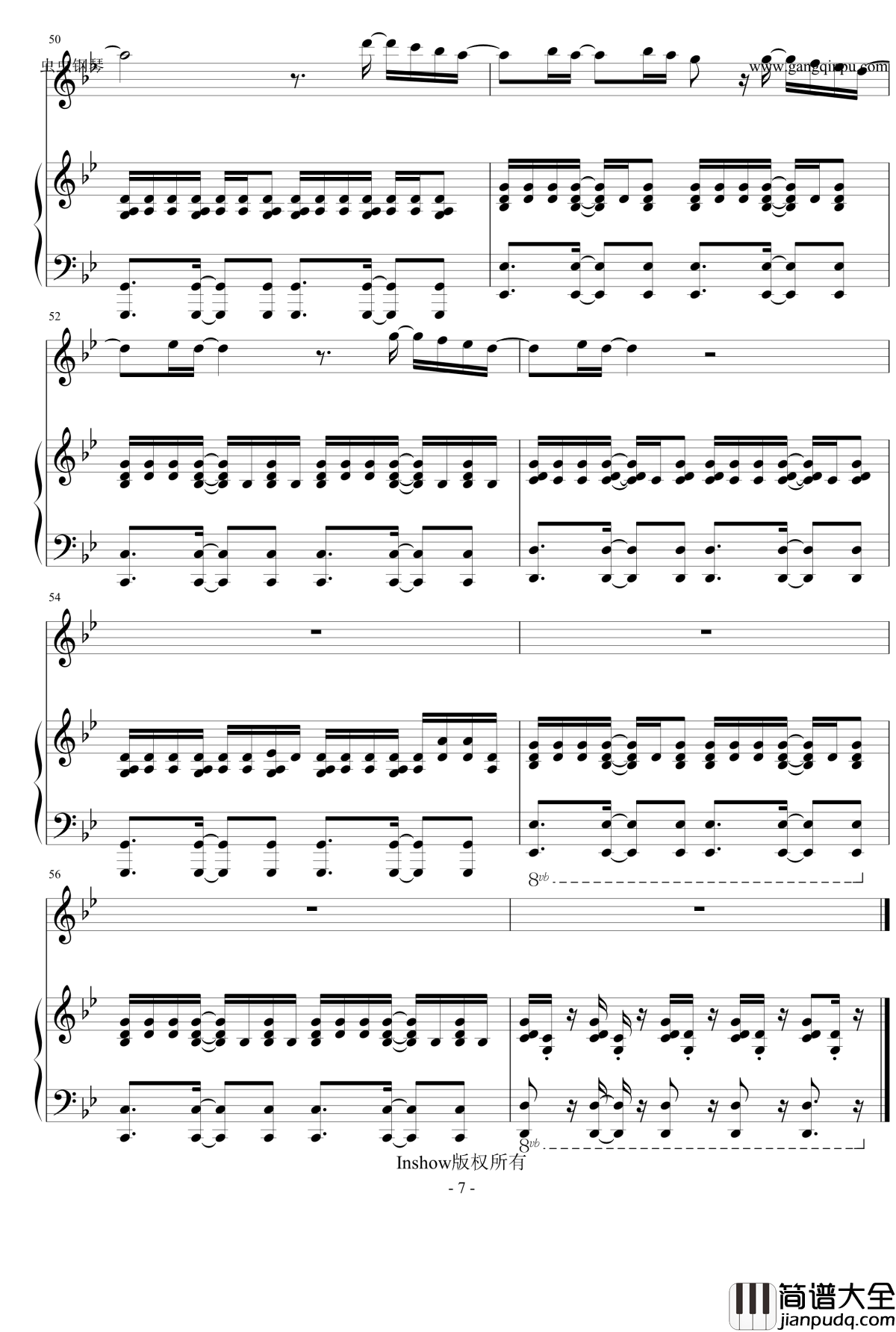 A.I.N.Y钢琴谱__G.E.M.邓紫棋___Live_Piano_Version