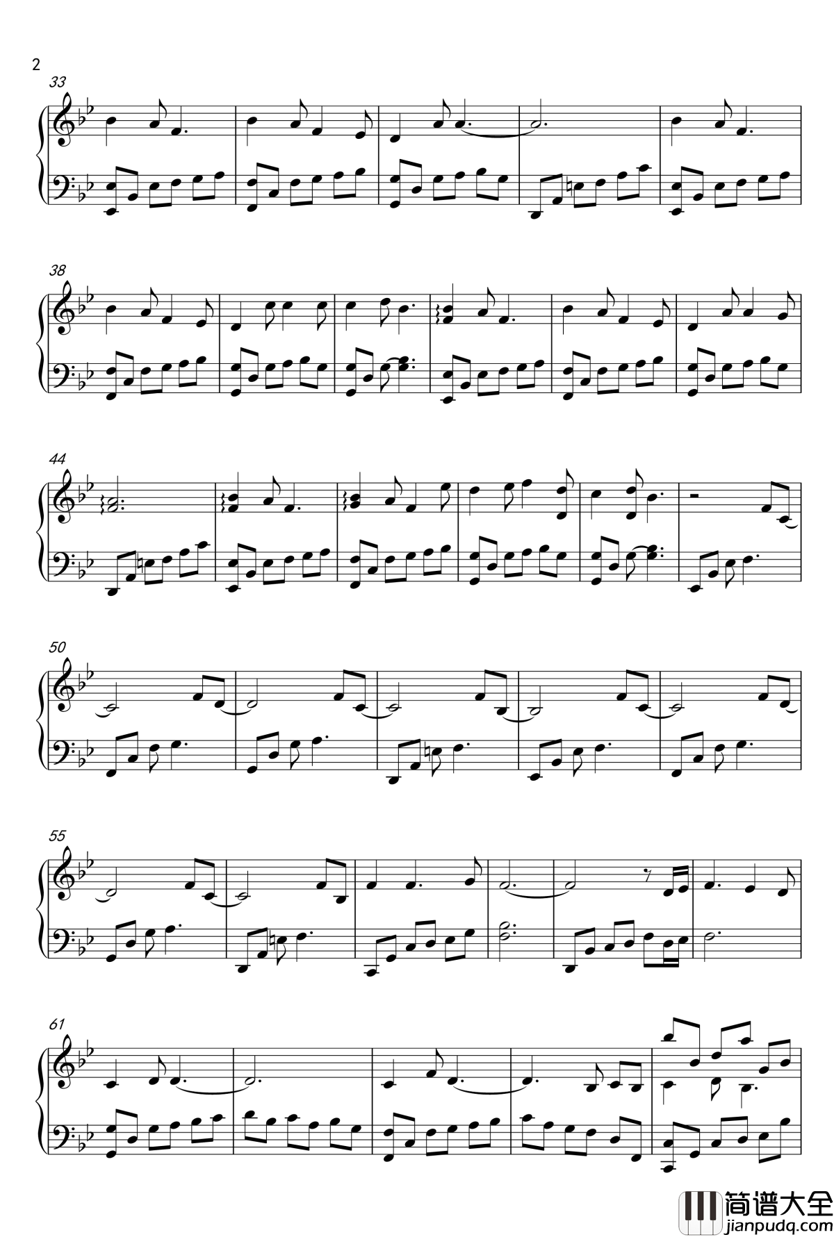 Untitled钢琴谱_克莱德曼