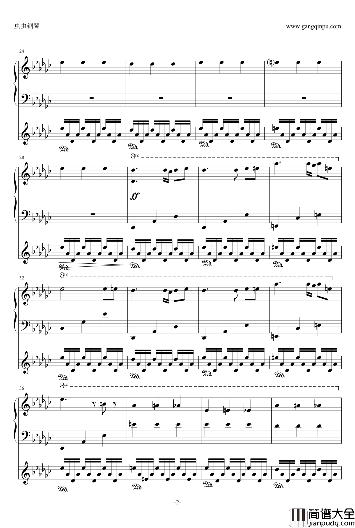 Der_Elfenbeinturm钢琴谱_Mantus