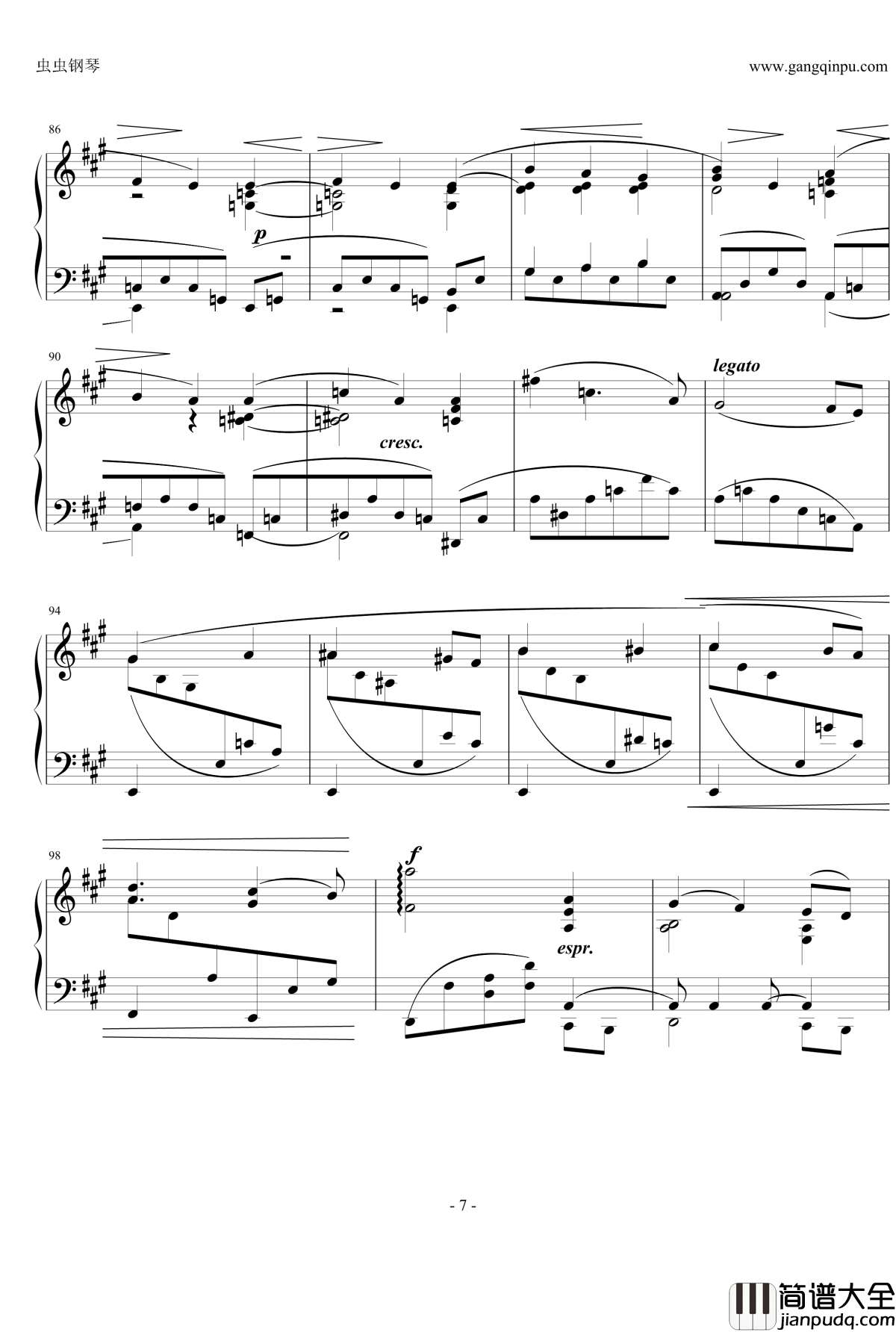 间奏曲Op.118__No.2钢琴谱_勃拉姆斯_Brahms