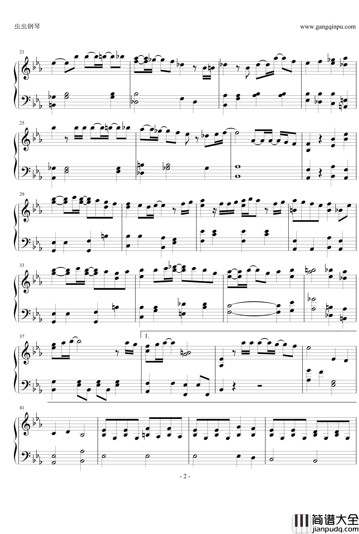 青春賦钢琴谱_电影_大幕拉开_主题曲_桃色幸运草Z