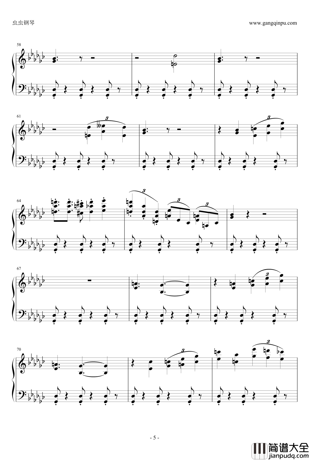 篝火舞会钢琴谱_琴欲