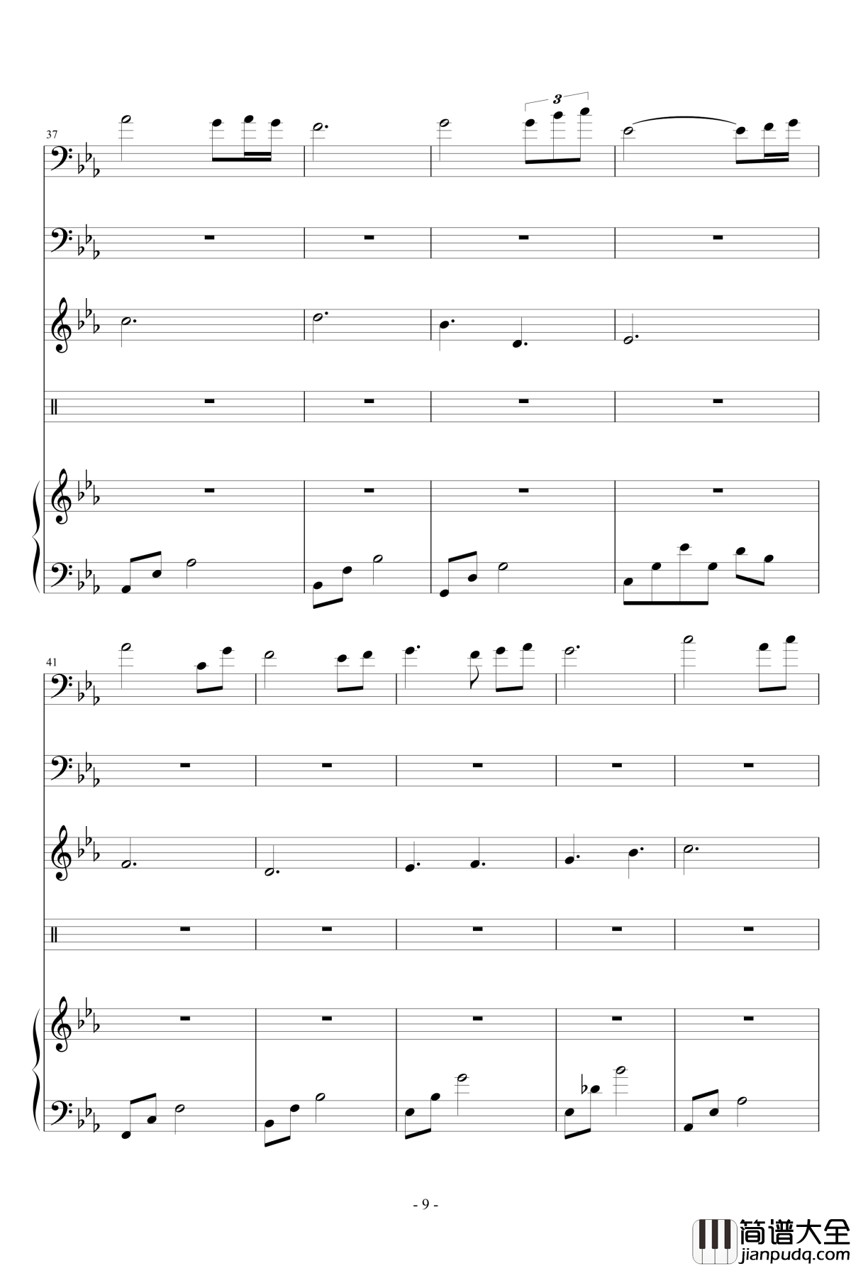 褪色的夏天钢琴谱_Ydolem