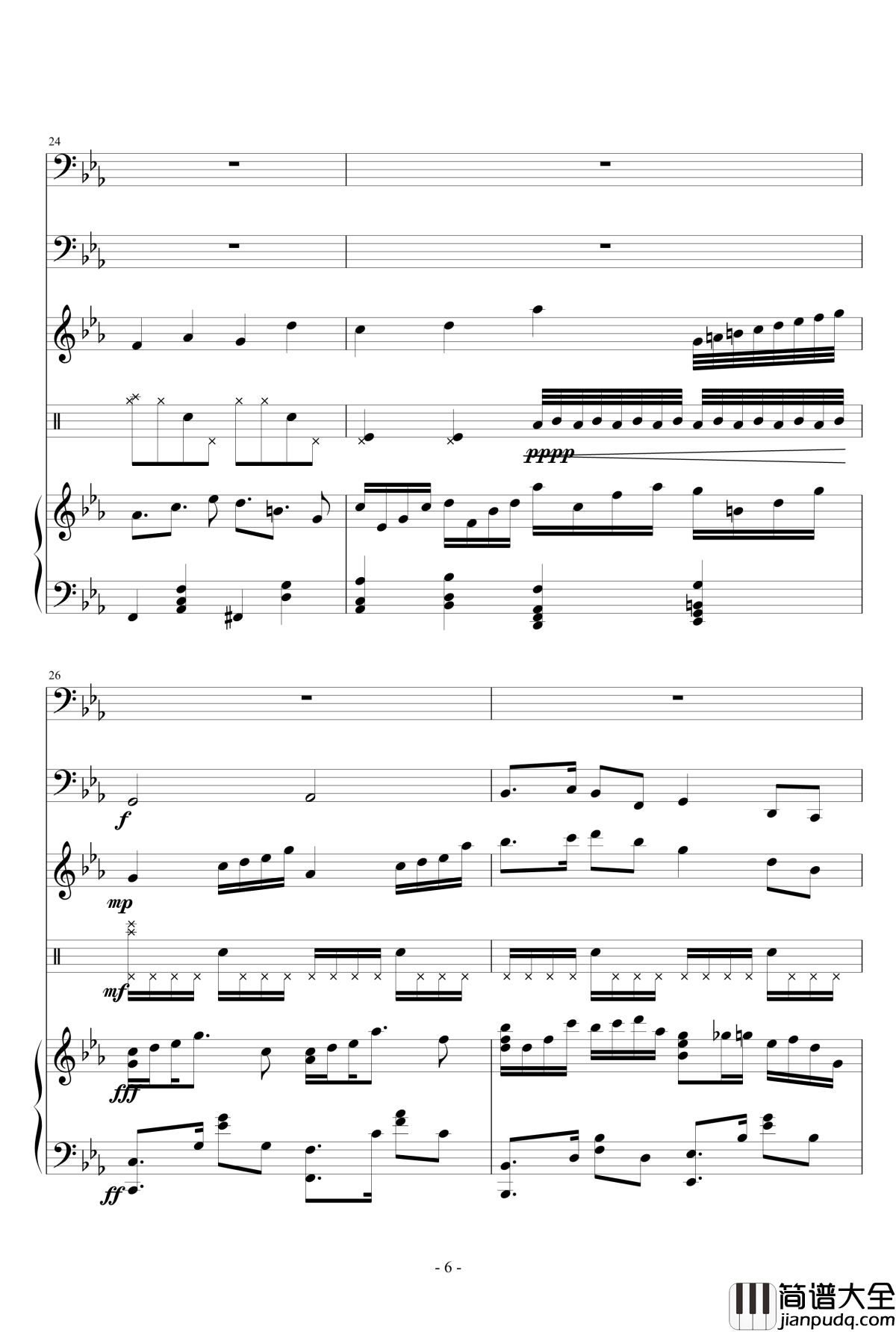 褪色的夏天钢琴谱_Ydolem