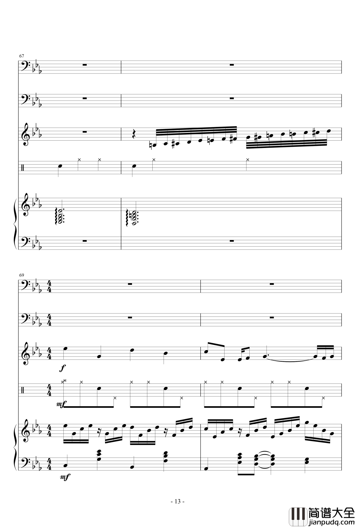 褪色的夏天钢琴谱_Ydolem