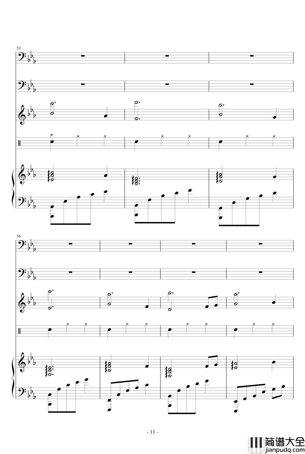 褪色的夏天钢琴谱_Ydolem