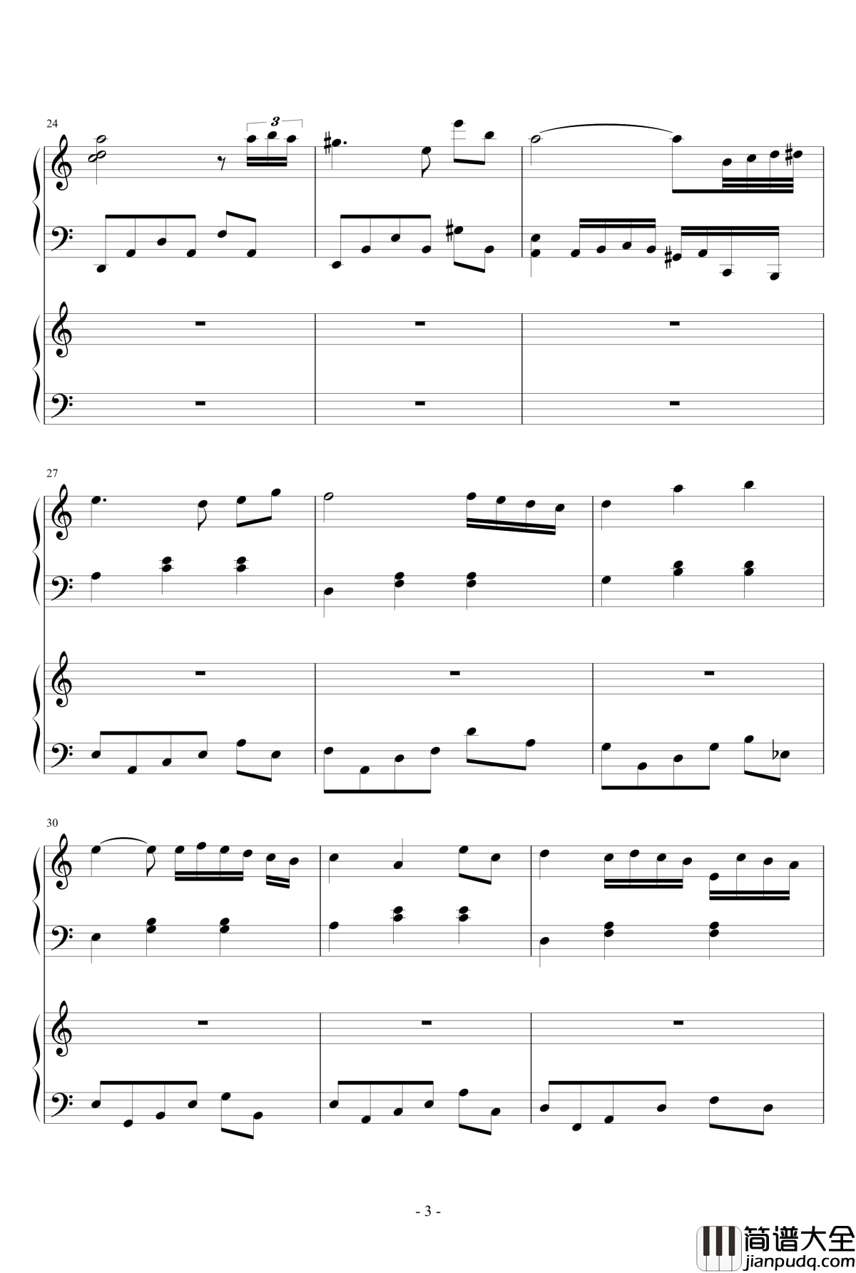 童之魂钢琴谱_Ydolem