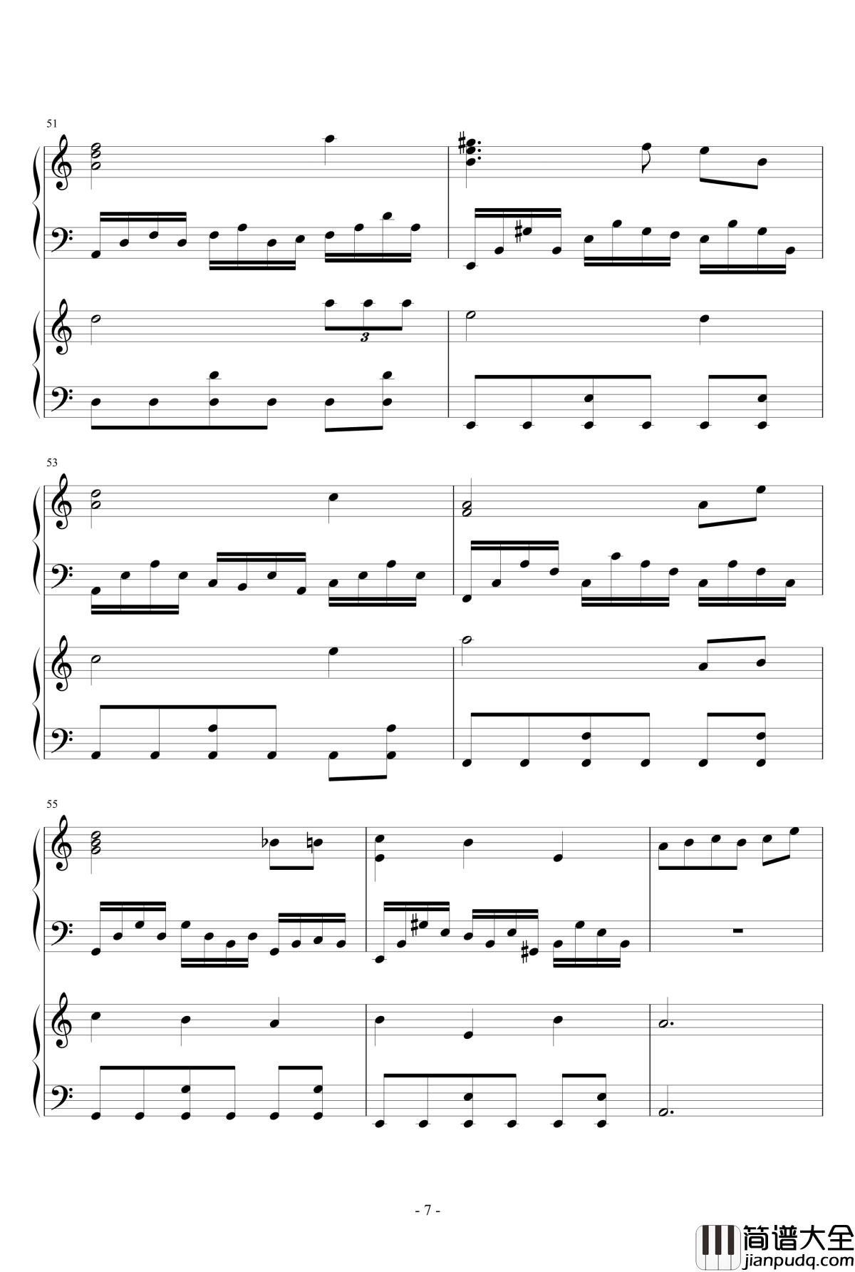 童之魂钢琴谱_Ydolem