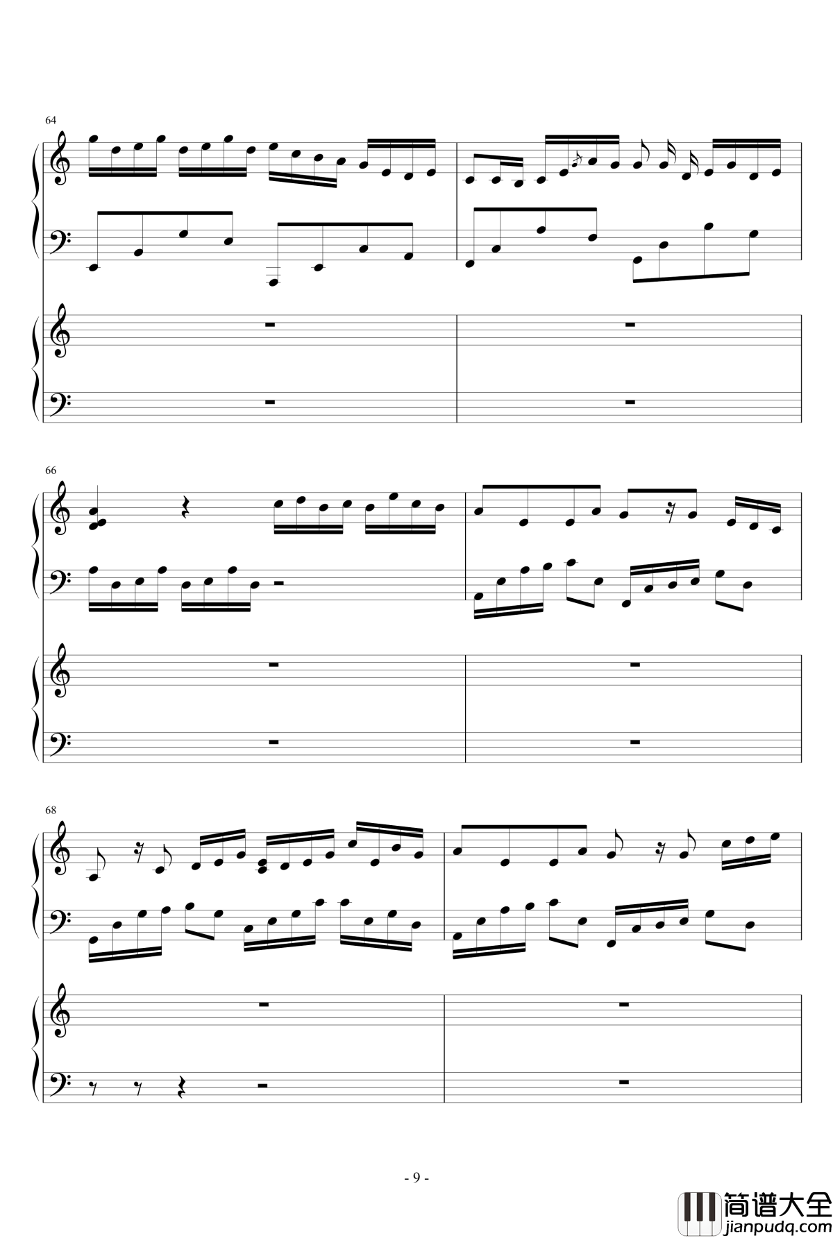 童之魂钢琴谱_Ydolem