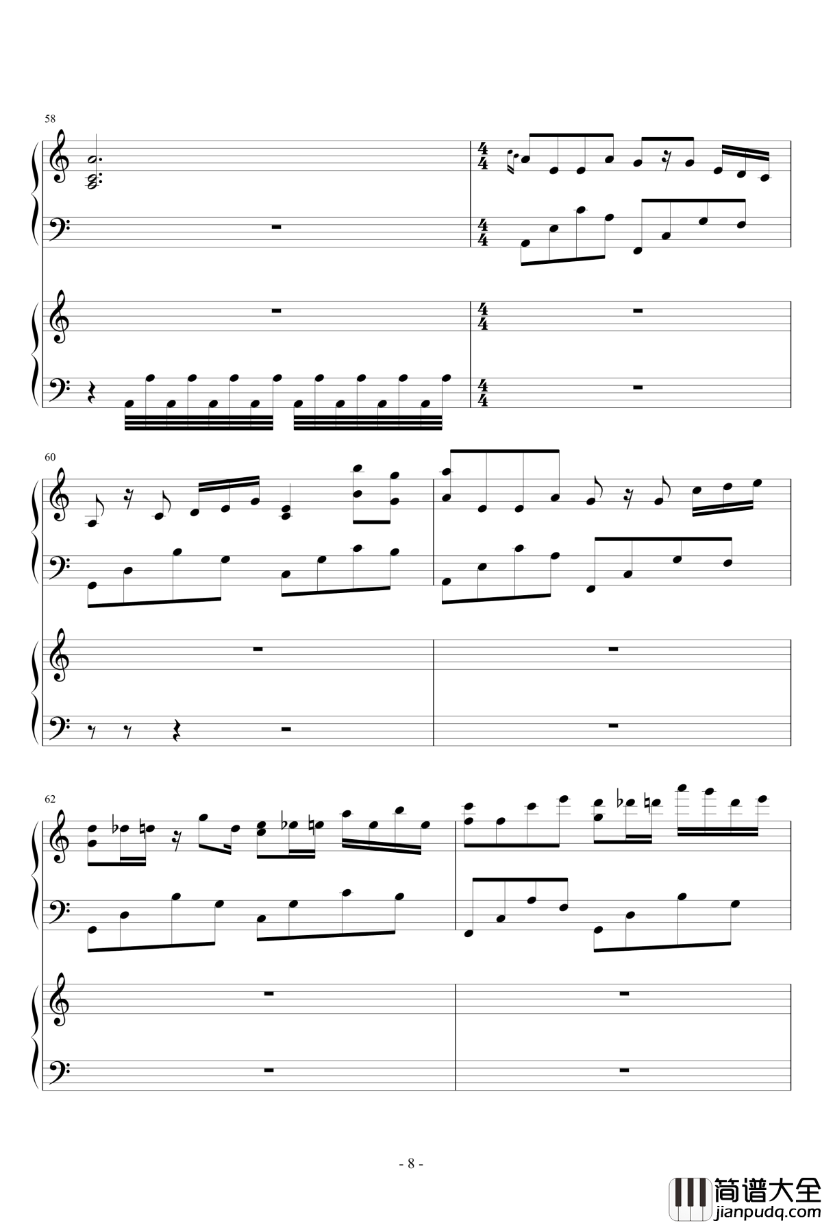 童之魂钢琴谱_Ydolem