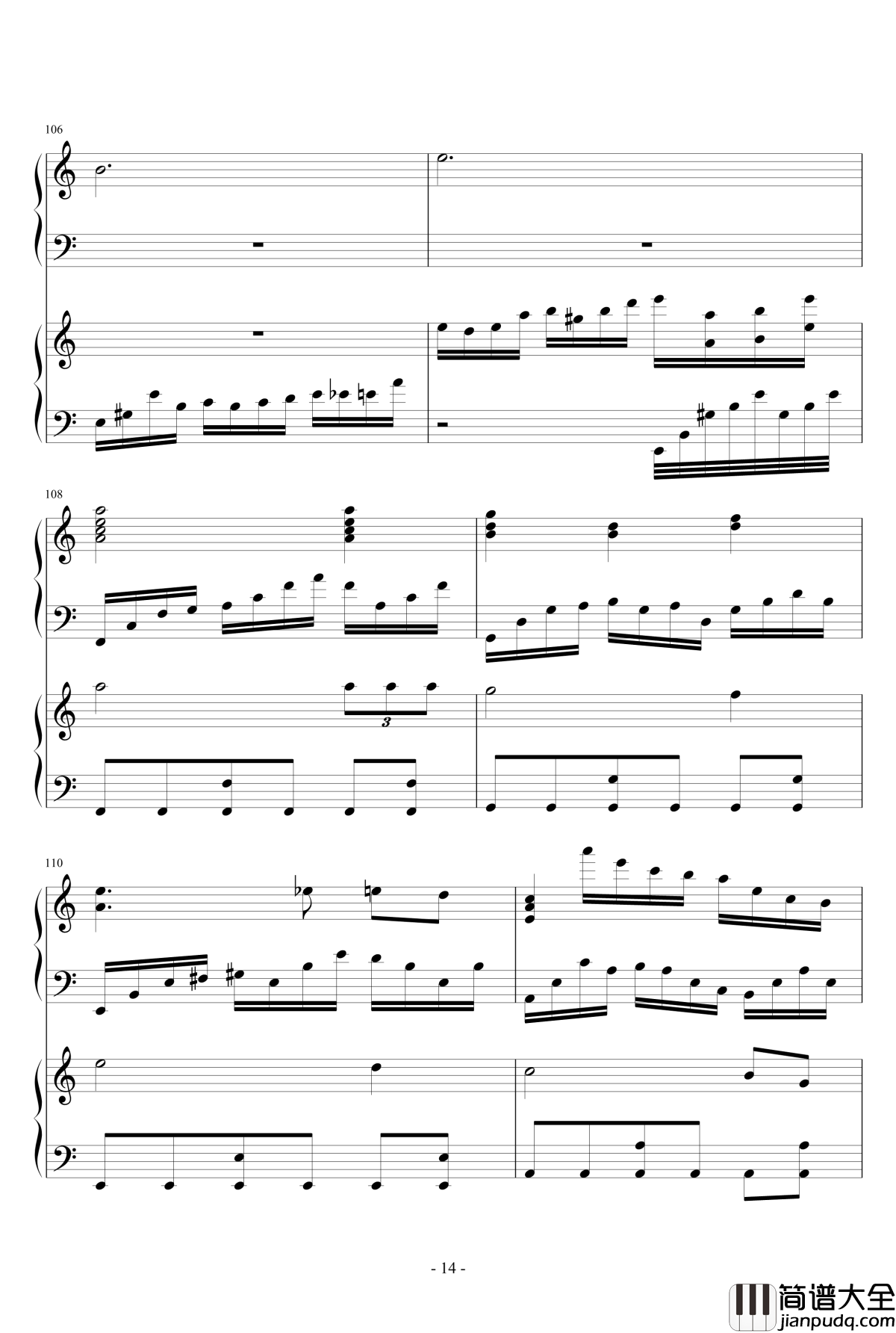 童之魂钢琴谱_Ydolem