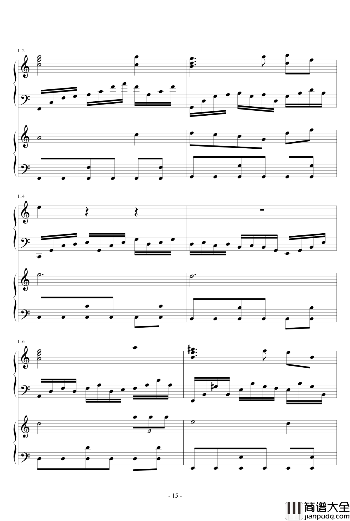 童之魂钢琴谱_Ydolem