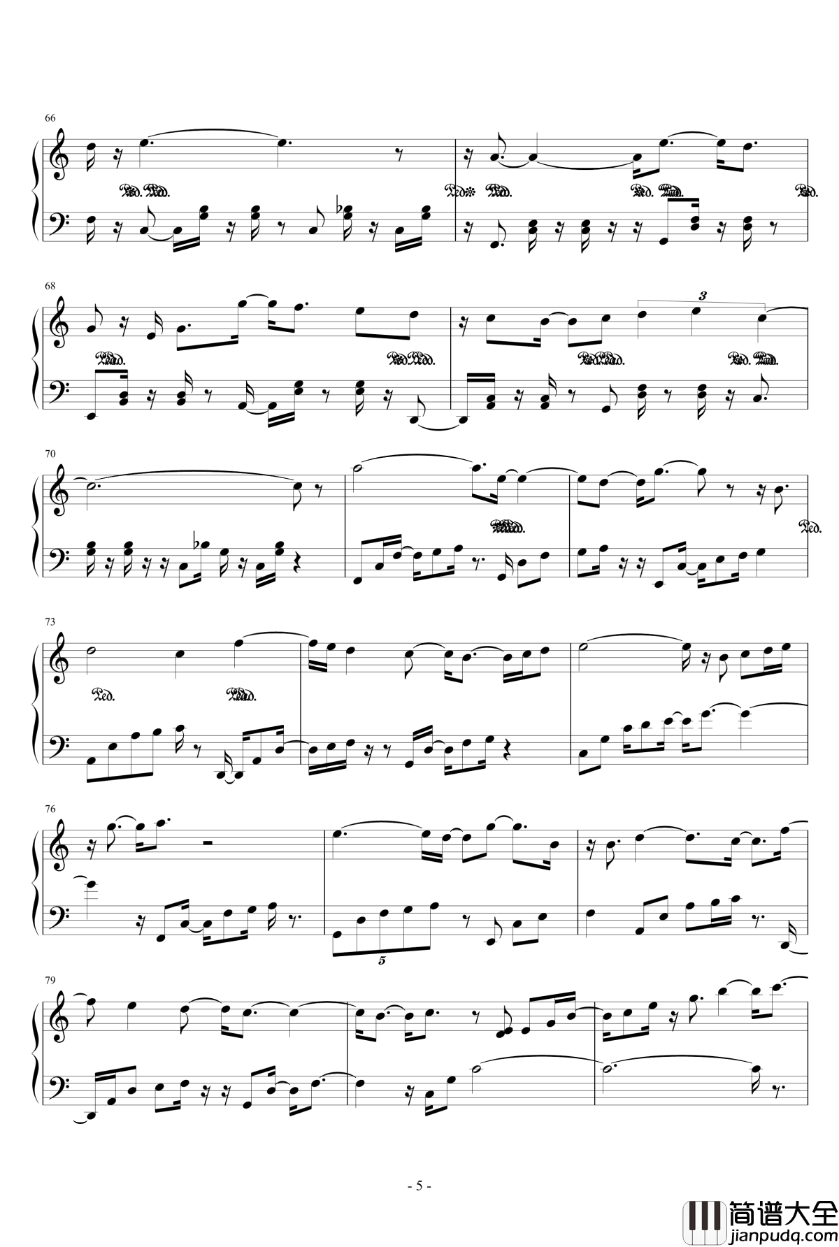 钢琴日记钢琴谱_6月12日_eggming