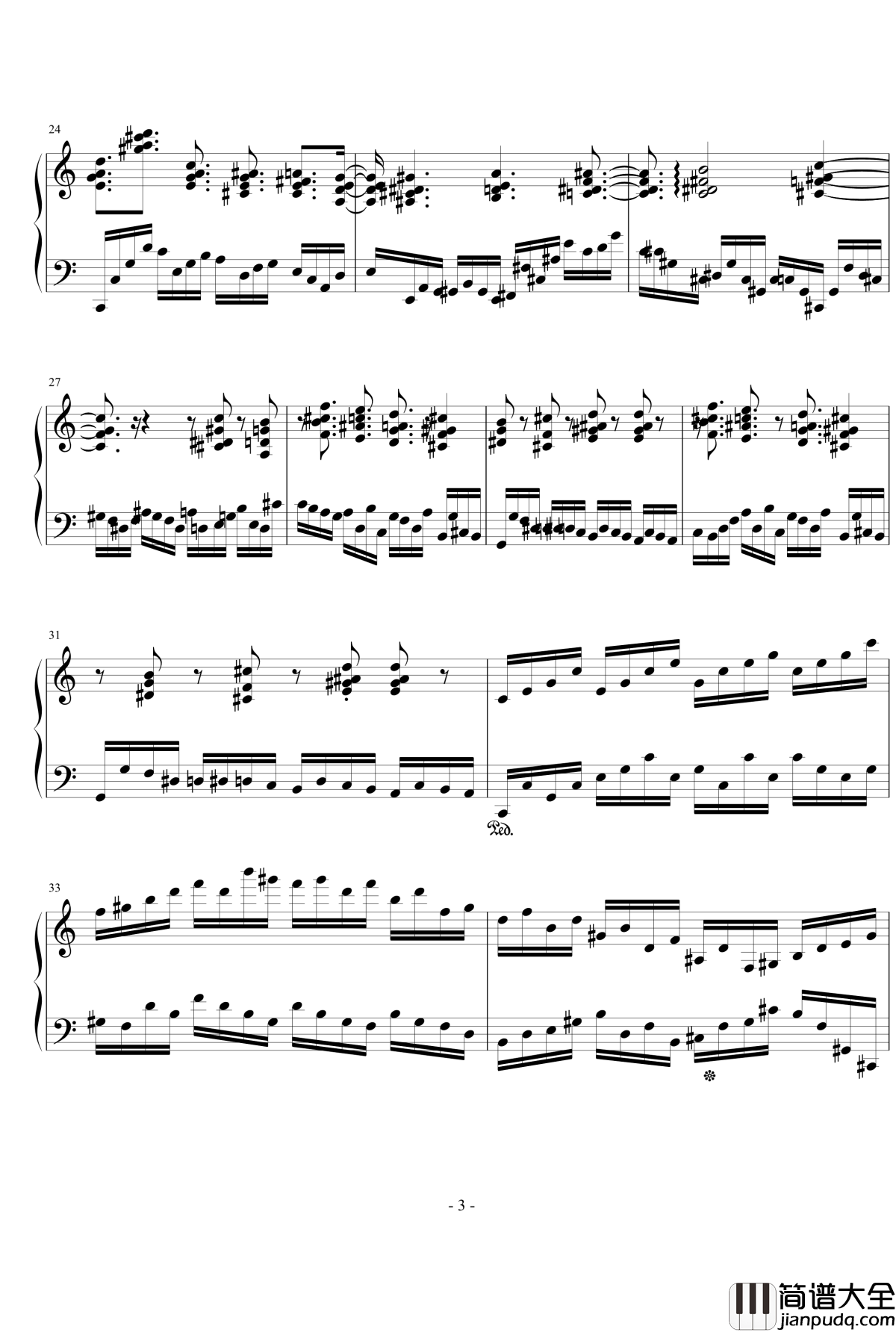 Homage_à_Kapustin钢琴谱_流行追梦人