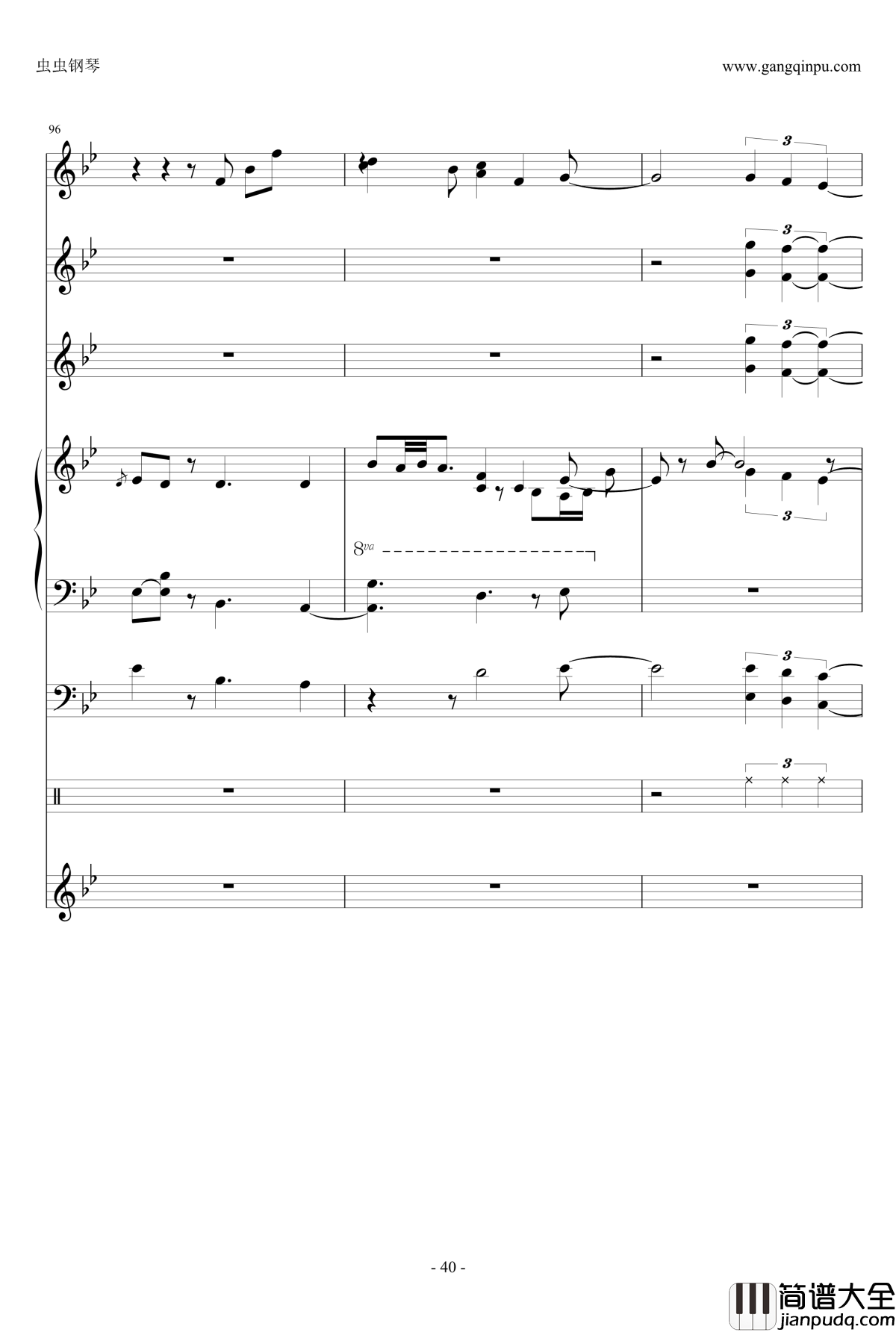 ENE钢琴谱_总谱_哆啦A梦