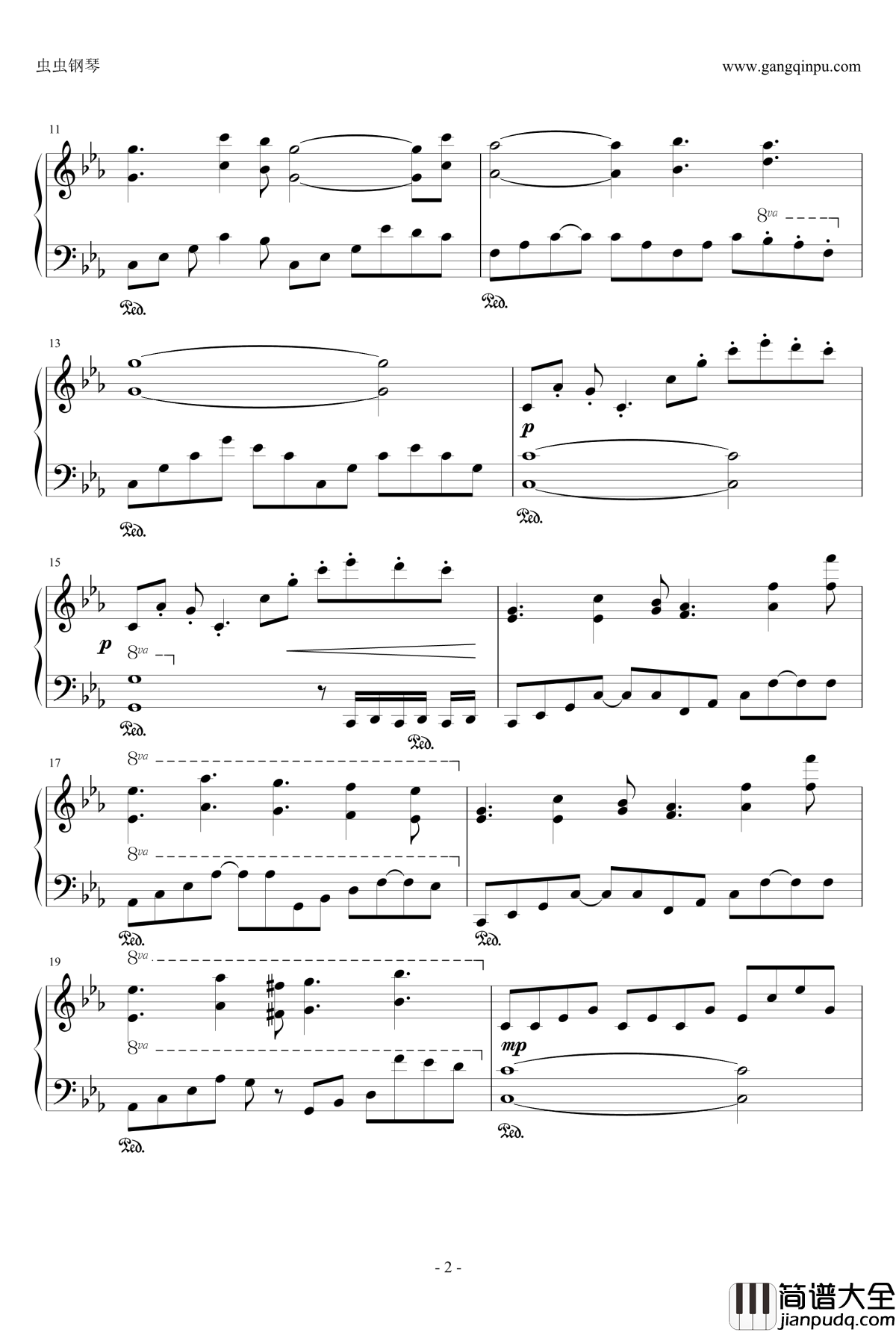 神子剧情·卡西亚斯钢琴谱_冒险岛