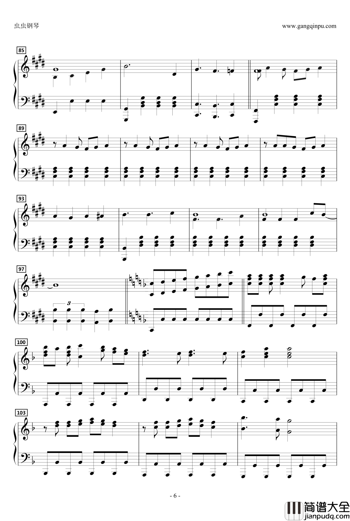 フレ降レミライ钢琴谱_动漫