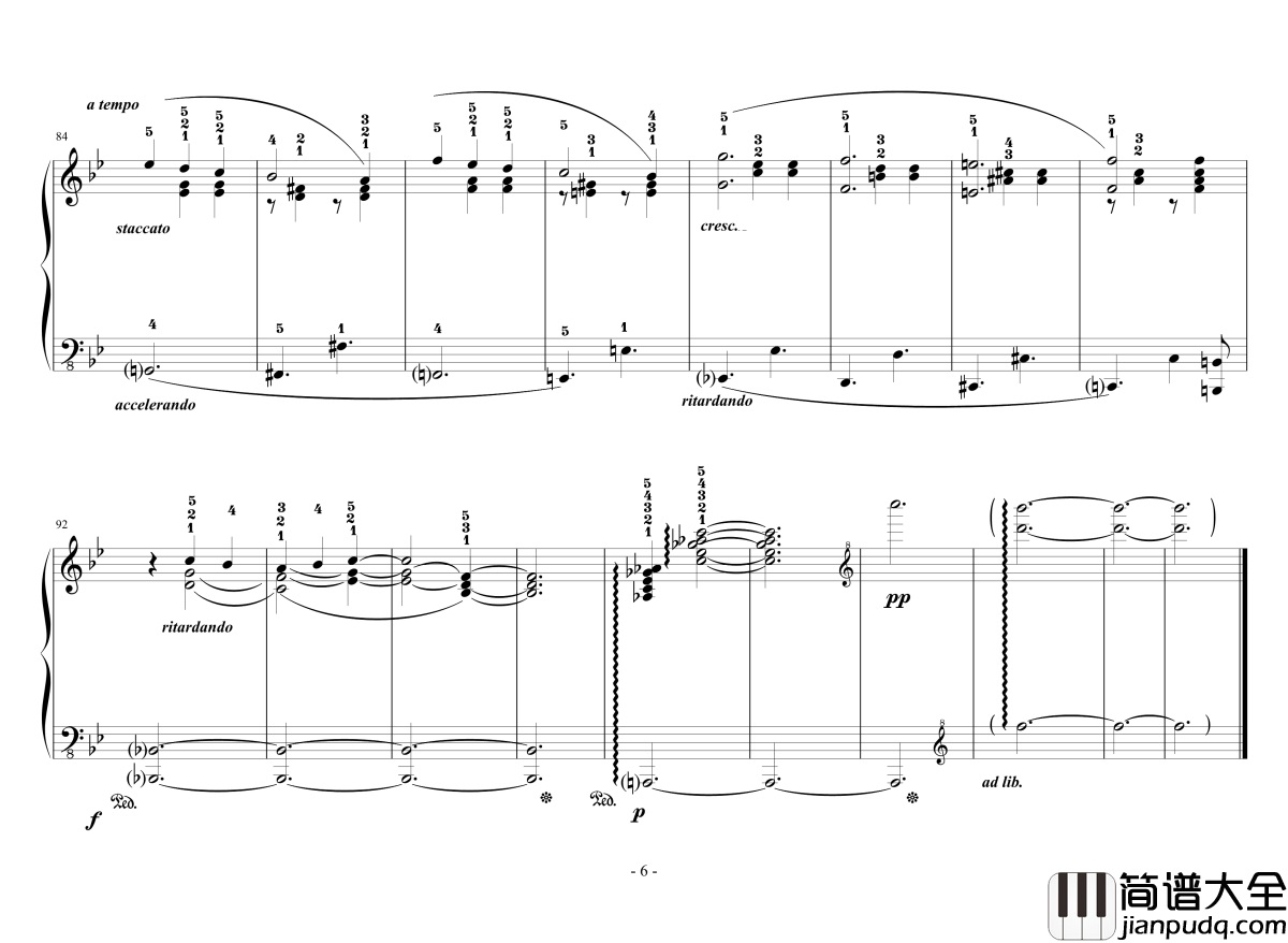调律师的小华尔兹钢琴谱_EdwardLeon