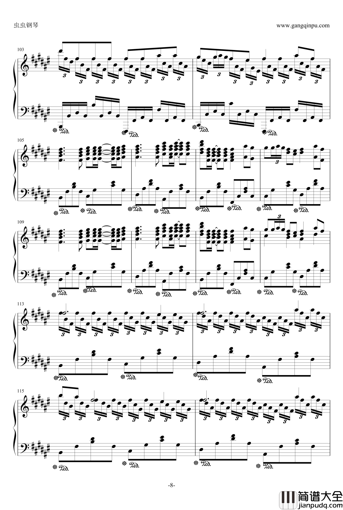 小さな恋のうた钢琴谱_新垣结衣