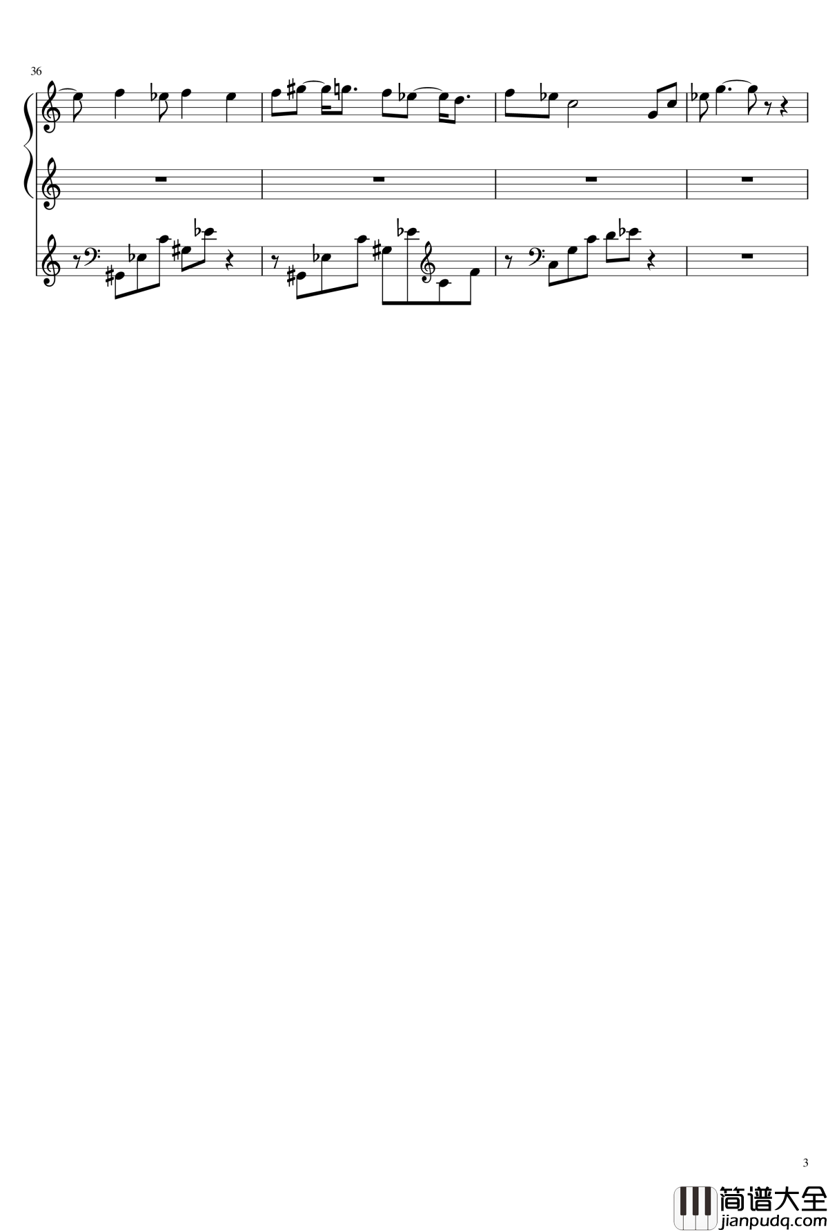 メギツネ_母狐狸钢琴谱_BABYMETA