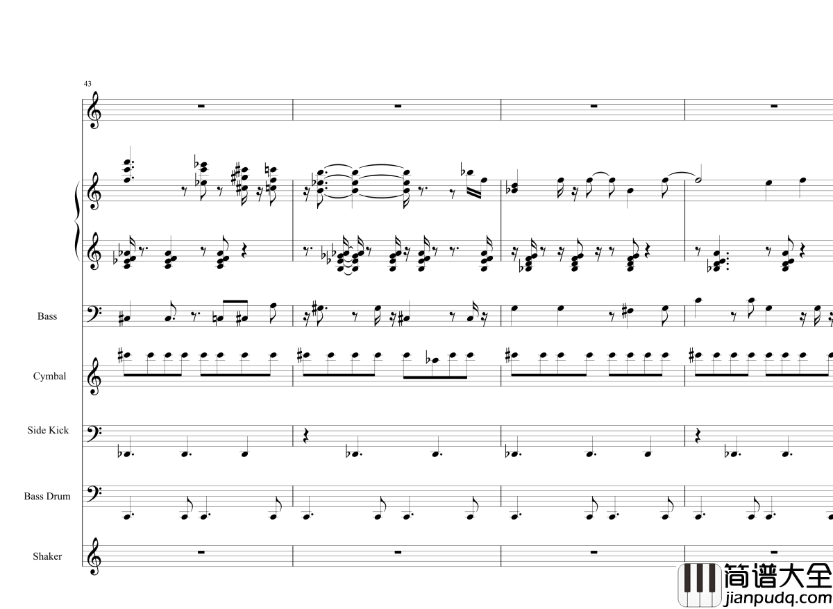 Acai_na_tigela钢琴谱_半璧