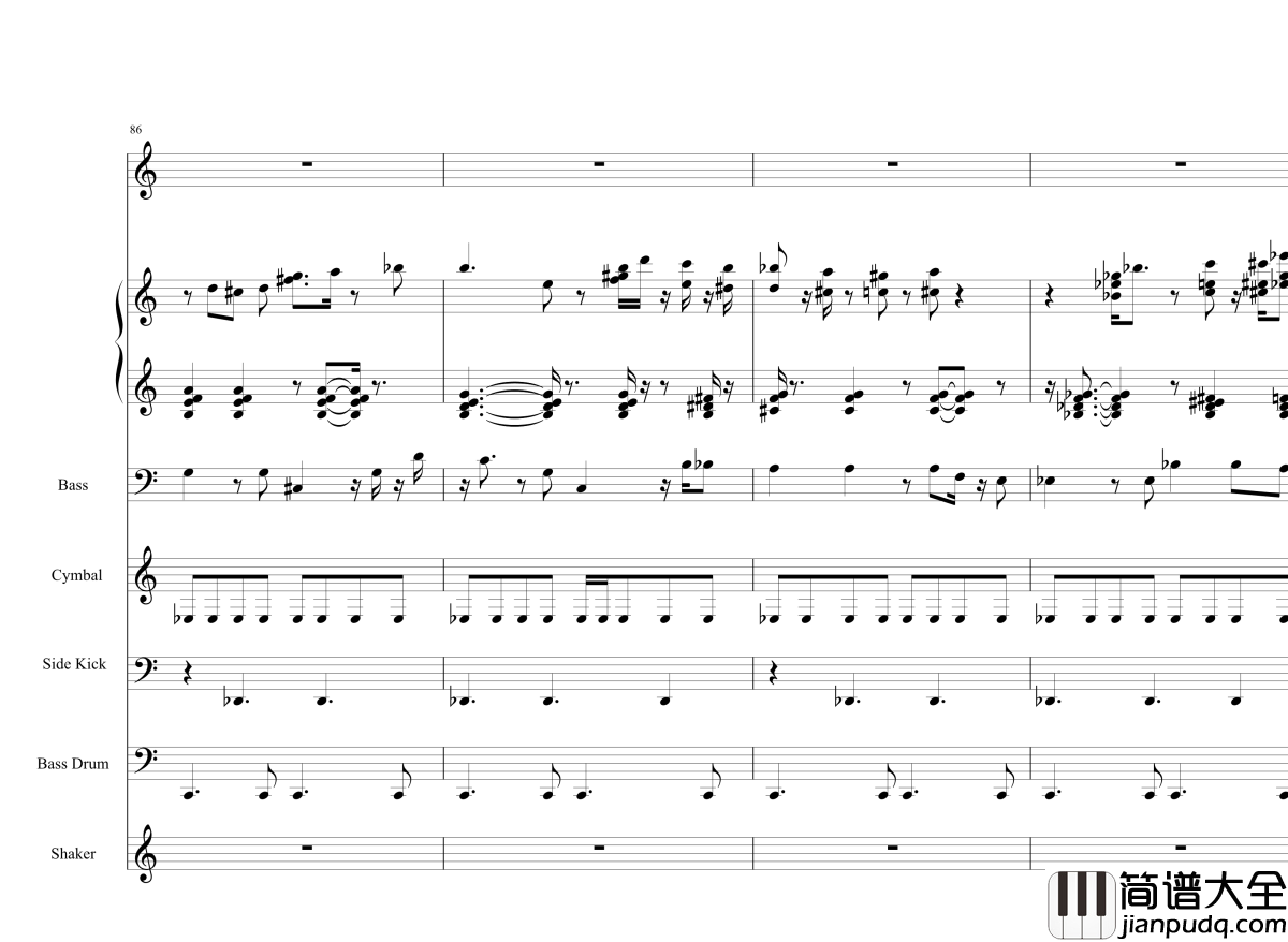 Acai_na_tigela钢琴谱_半璧