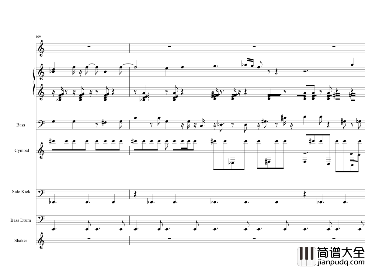 Acai_na_tigela钢琴谱_半璧