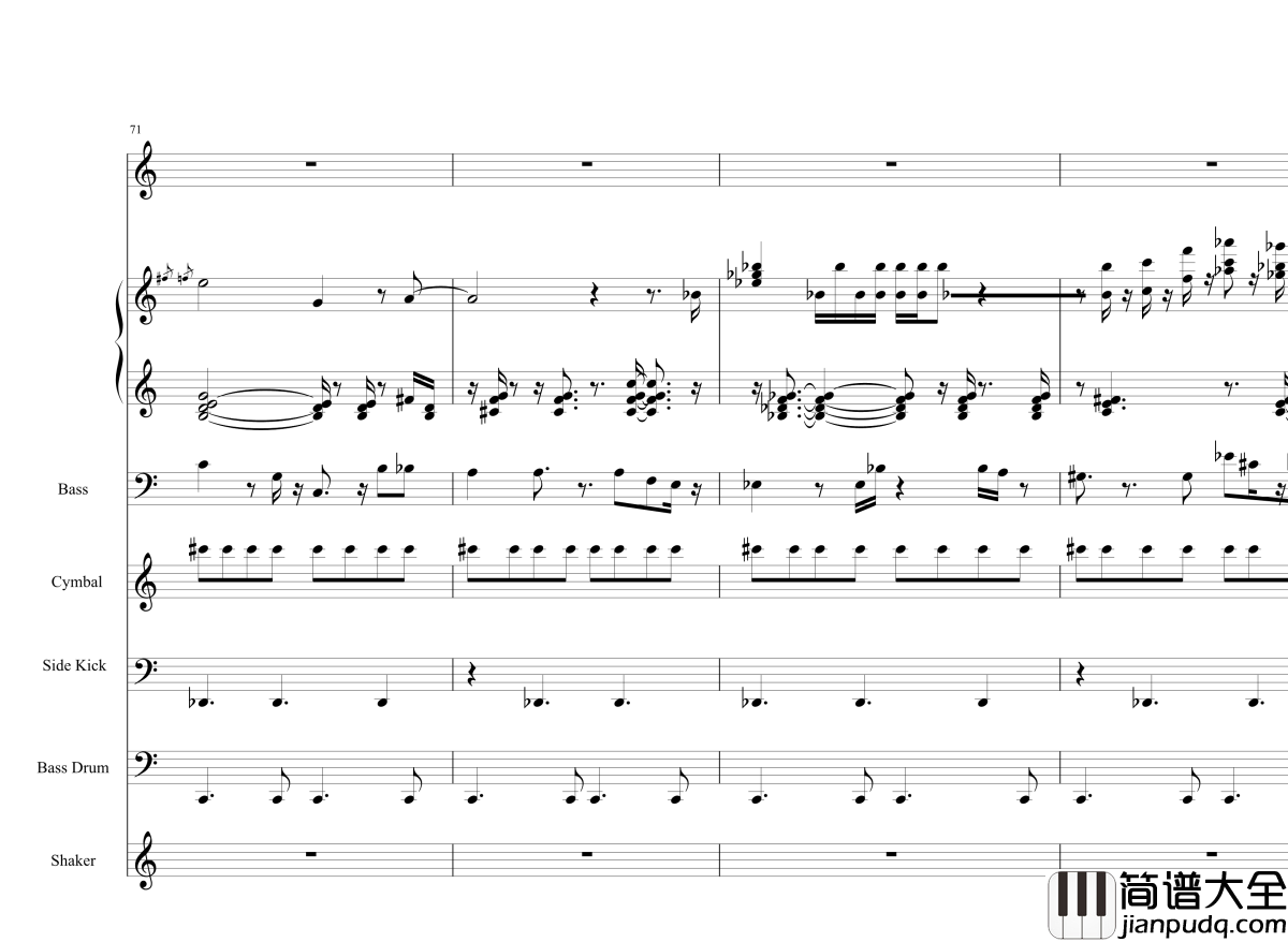 Acai_na_tigela钢琴谱_半璧