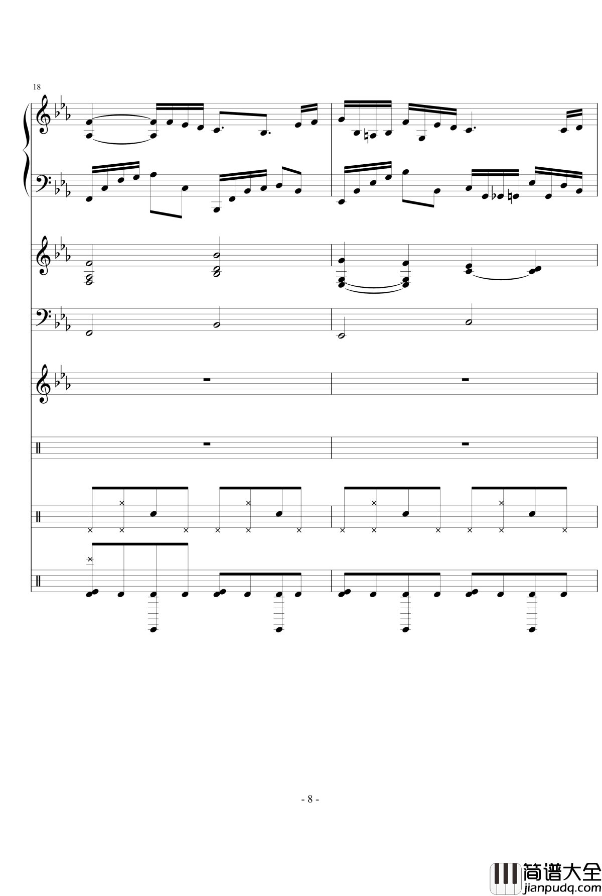 思絮钢琴谱_Ydolem