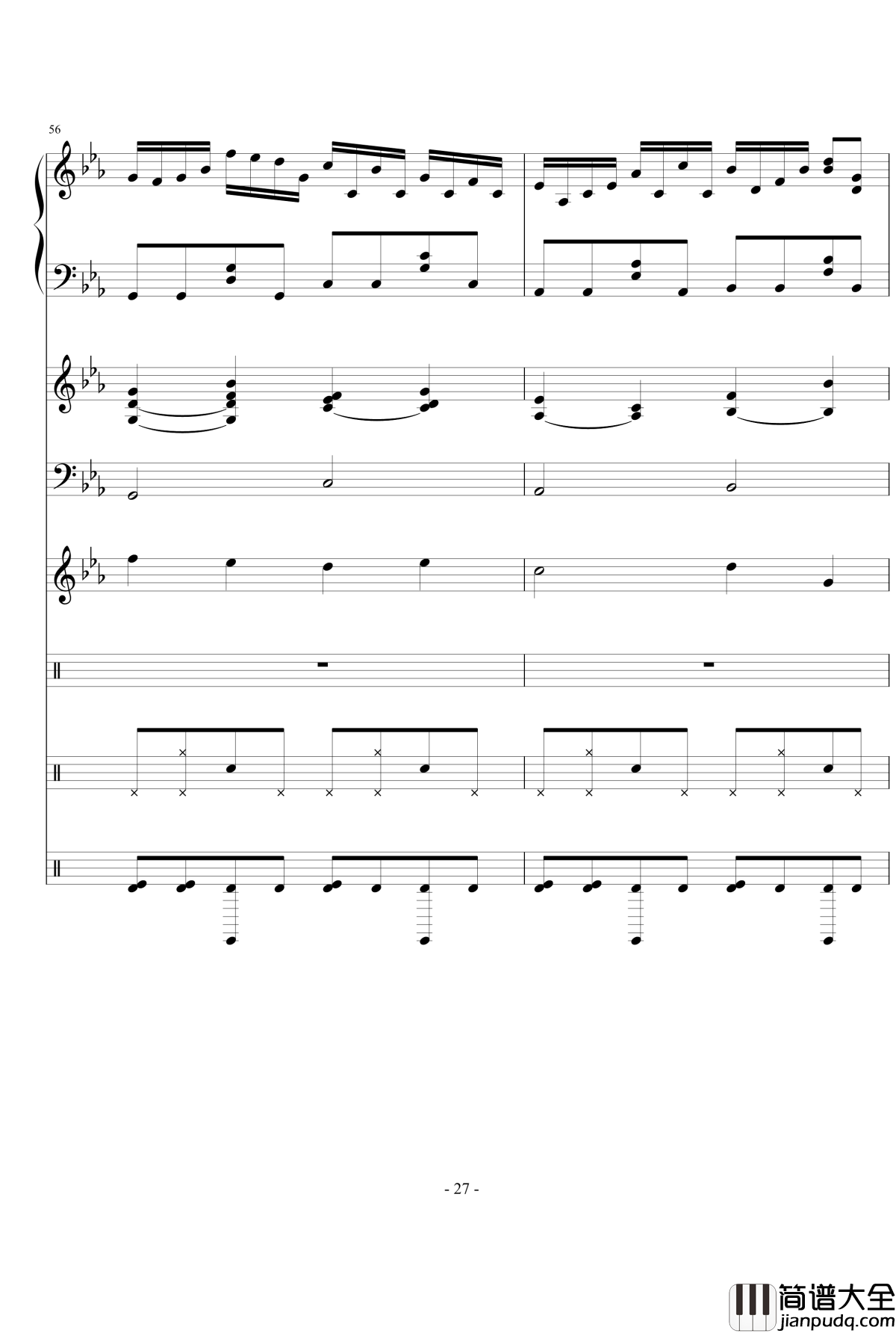 思絮钢琴谱_Ydolem