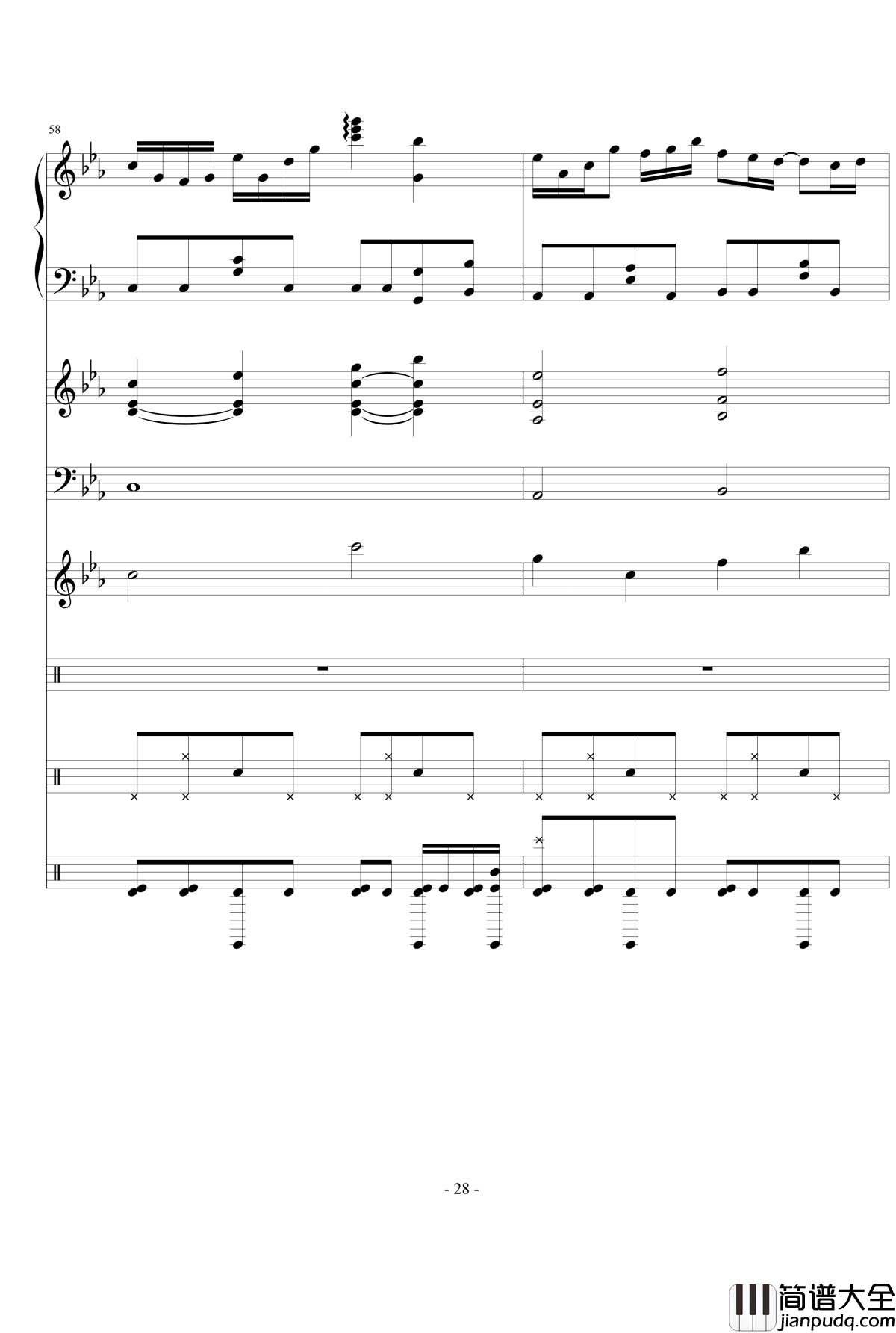 思絮钢琴谱_Ydolem