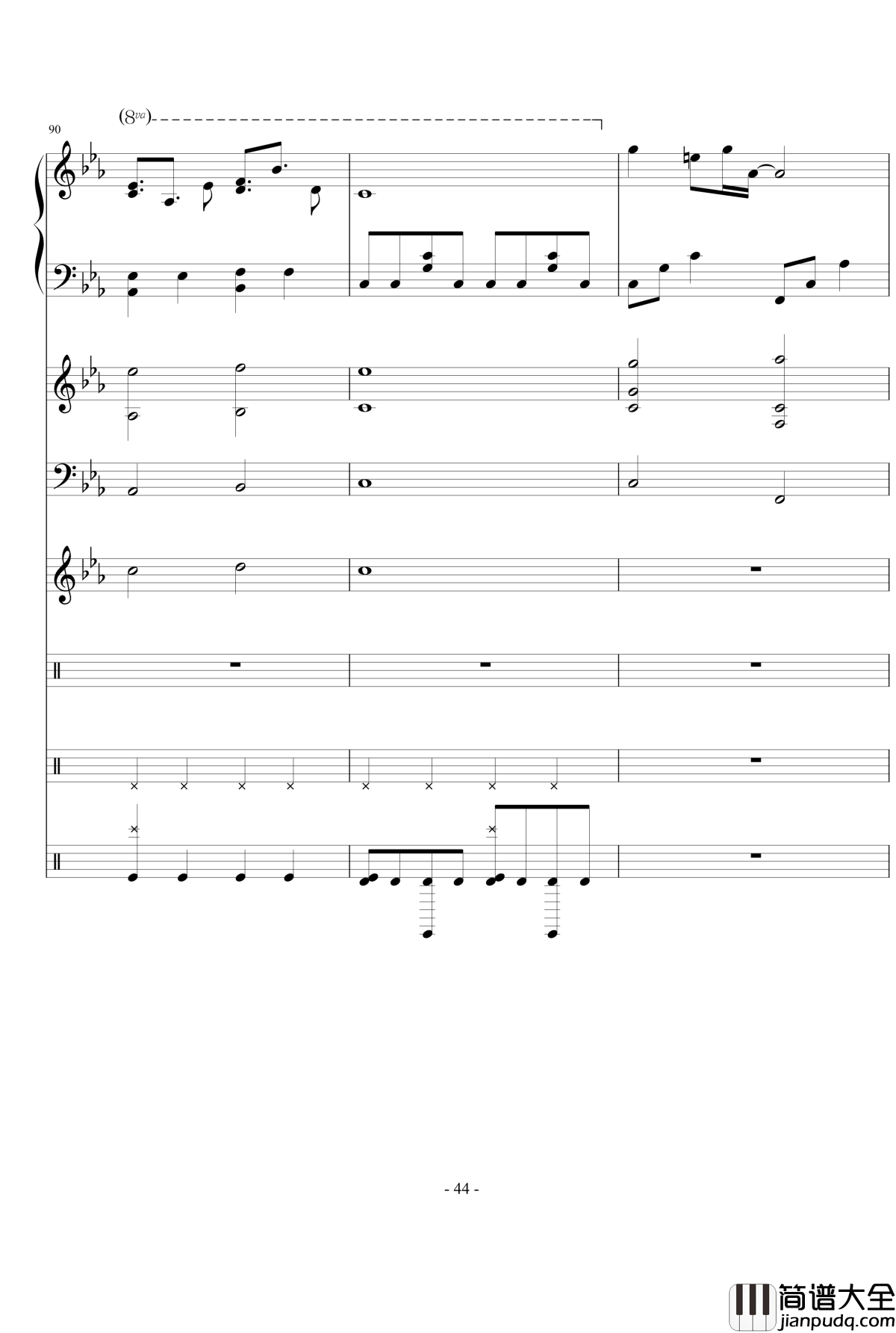 思絮钢琴谱_Ydolem