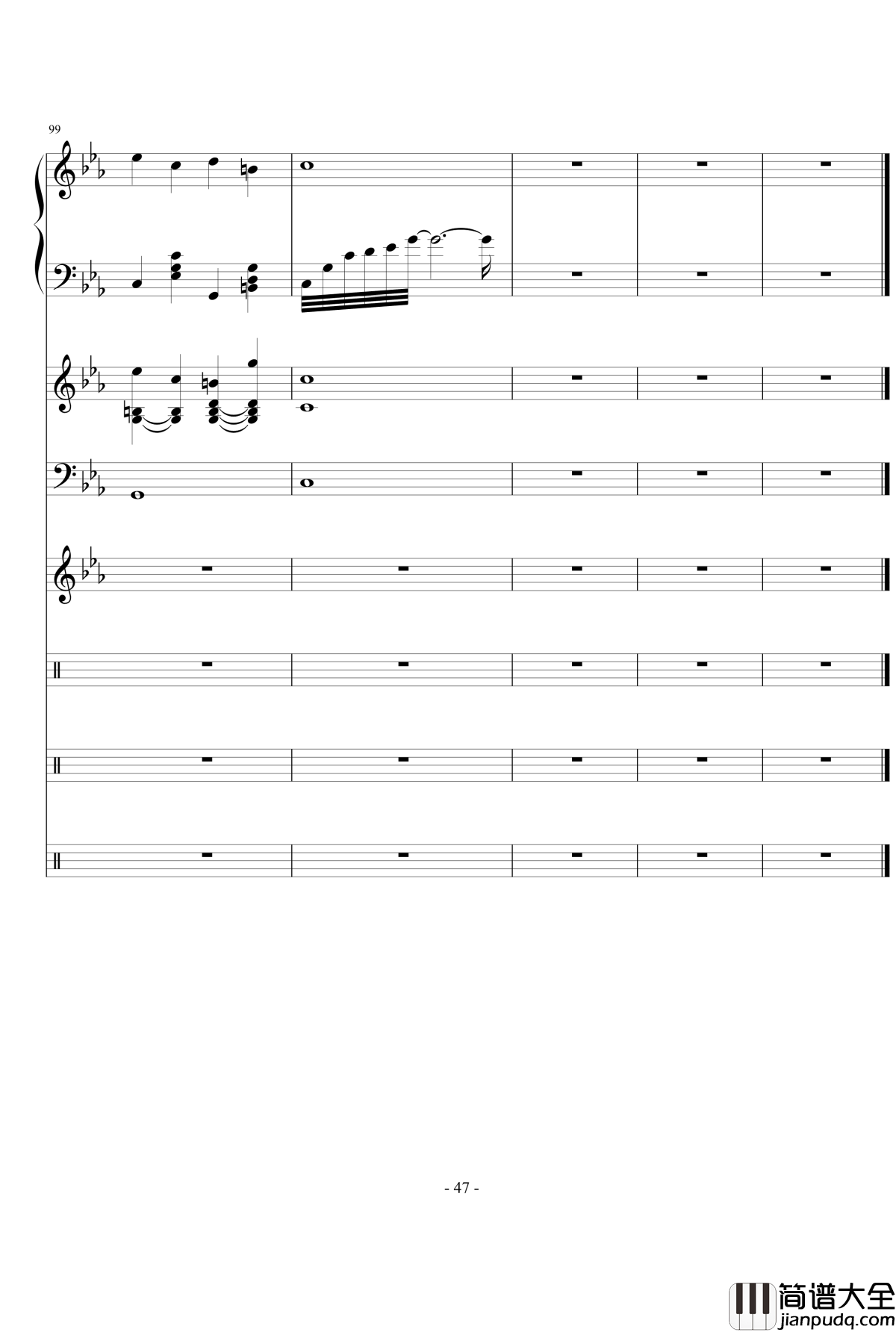 思絮钢琴谱_Ydolem