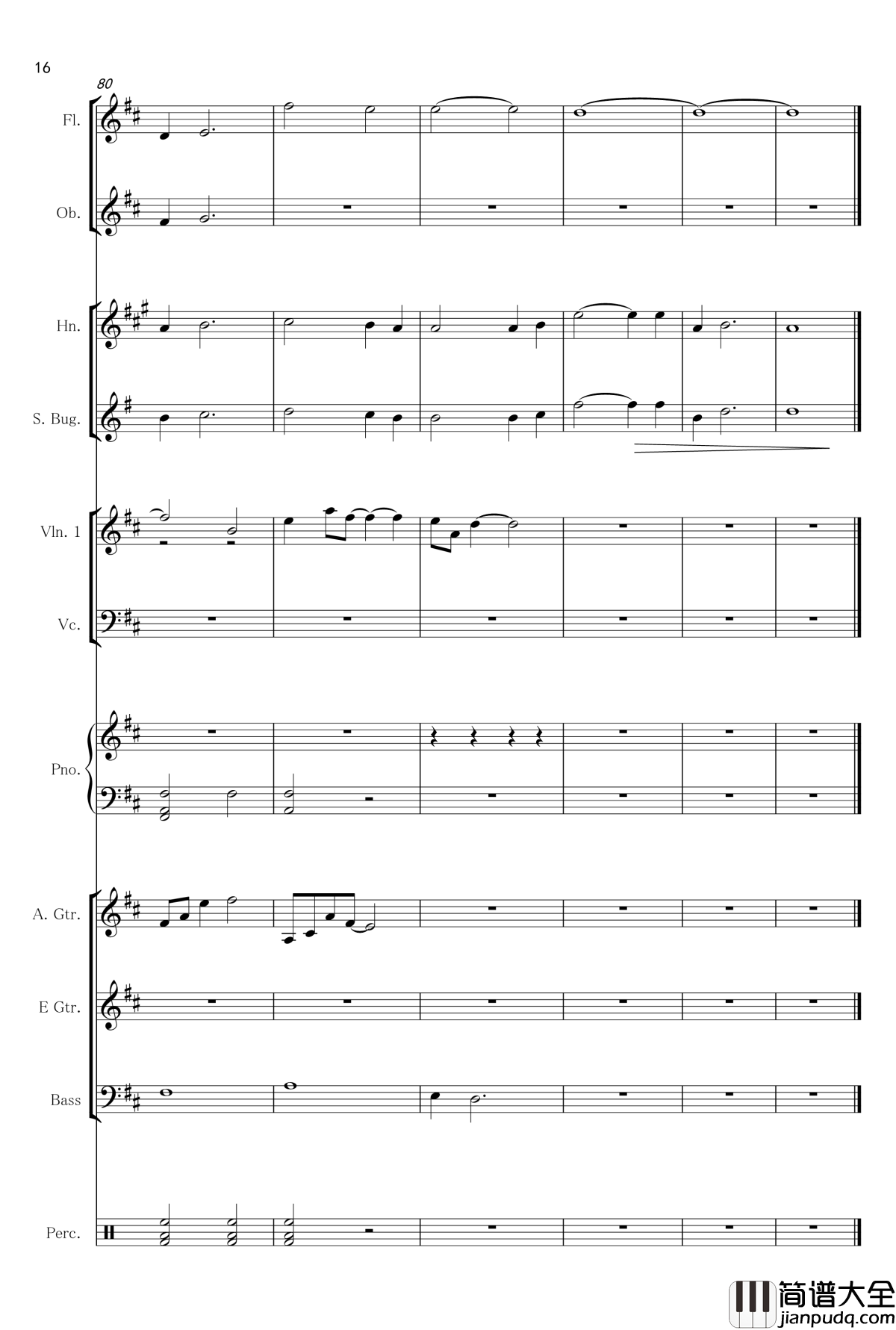 听风总谱钢琴谱_hishsing