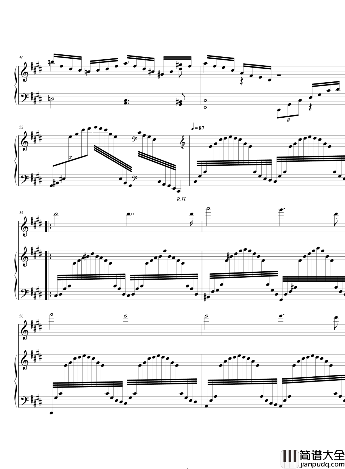 四季严冬练习曲钢琴谱_yutianyue126